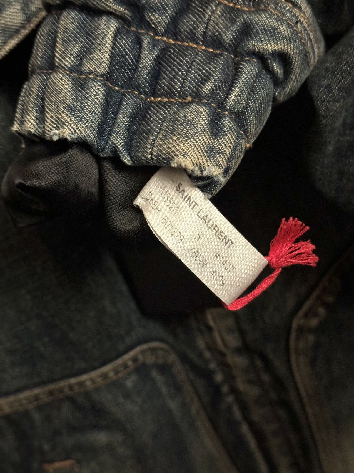 Yves Saint Laurent Saint Laurent heavy denim bomber 2020 XS men Size US XS / EU 42 / 0 - 3 Thumbnail