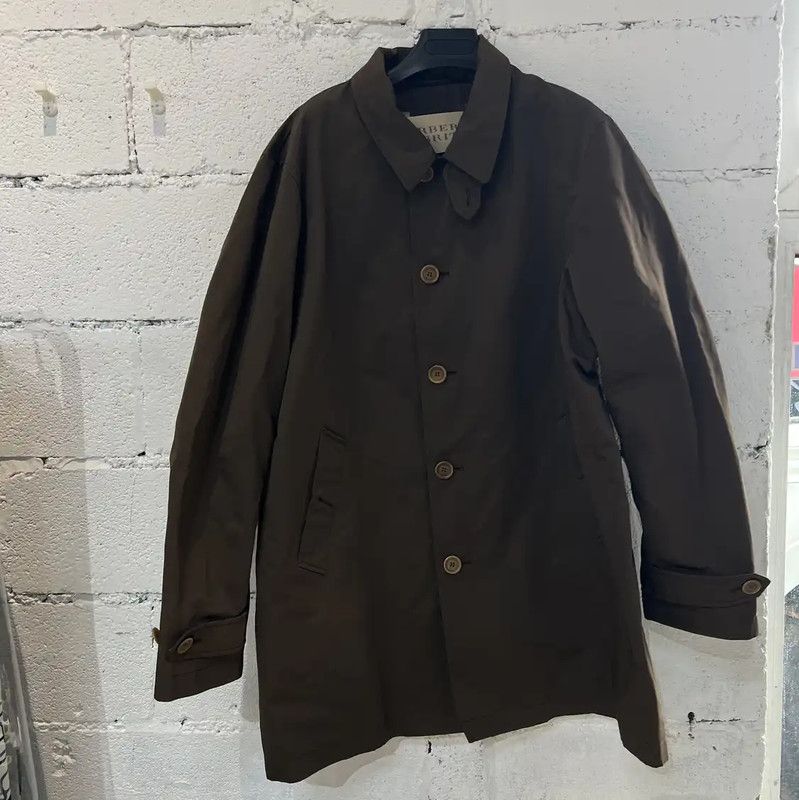 Burberry Burberry Brown Polyester Men's Trench Coat Size US XXL / EU 58 / 5 - 1 Thumbnail