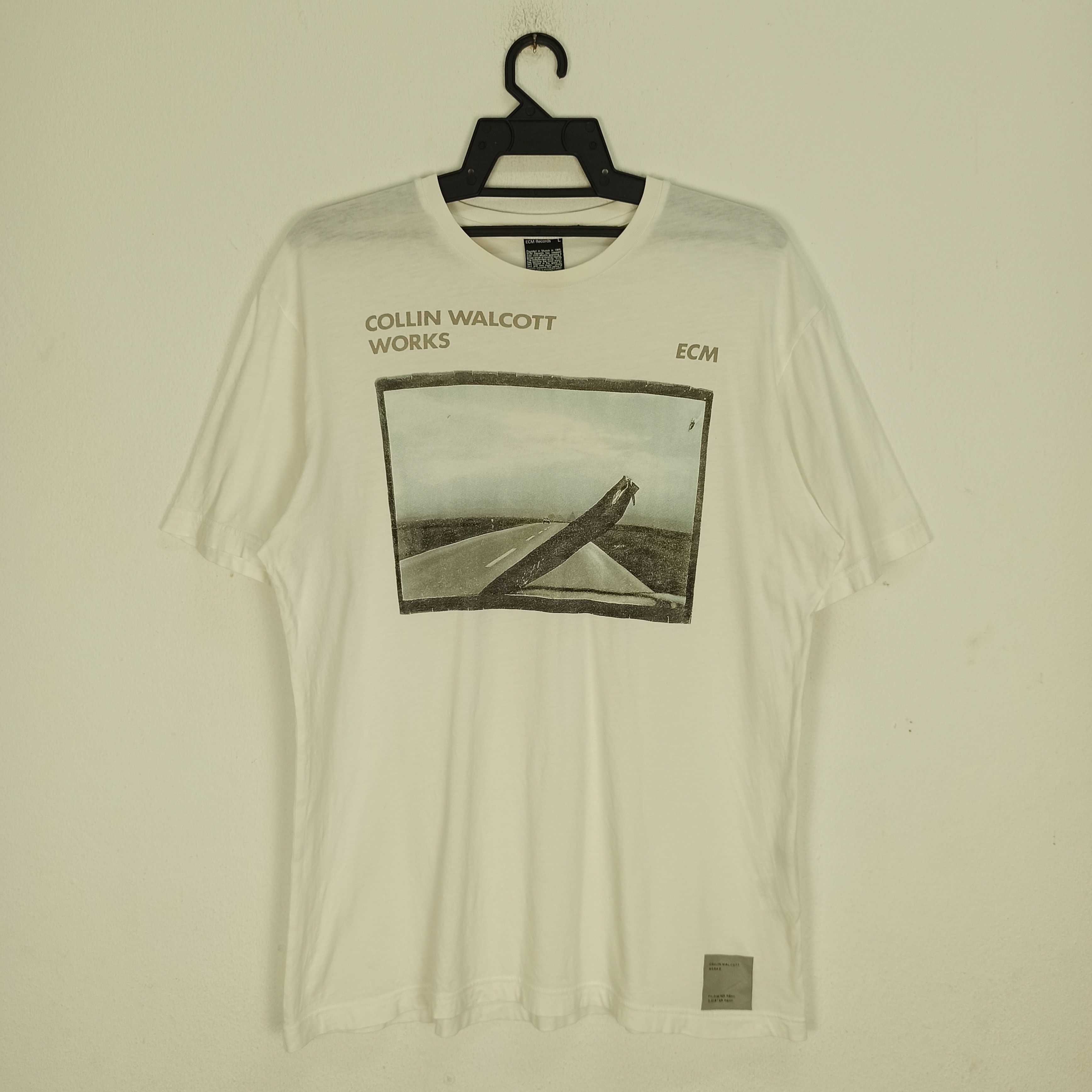 Band Tees Rare Collin Walcott Works ECM Record Promo Tshirt Size US L / EU 52-54 / 3 - 1 Thumbnail