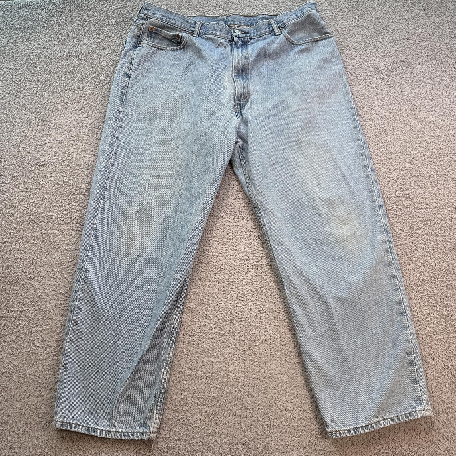 Levi's Vintage Levis 550 Relaxed Fit Light Wash Baggy Jeans 40x28 Size US 40 / EU 56 - 1 Thumbnail