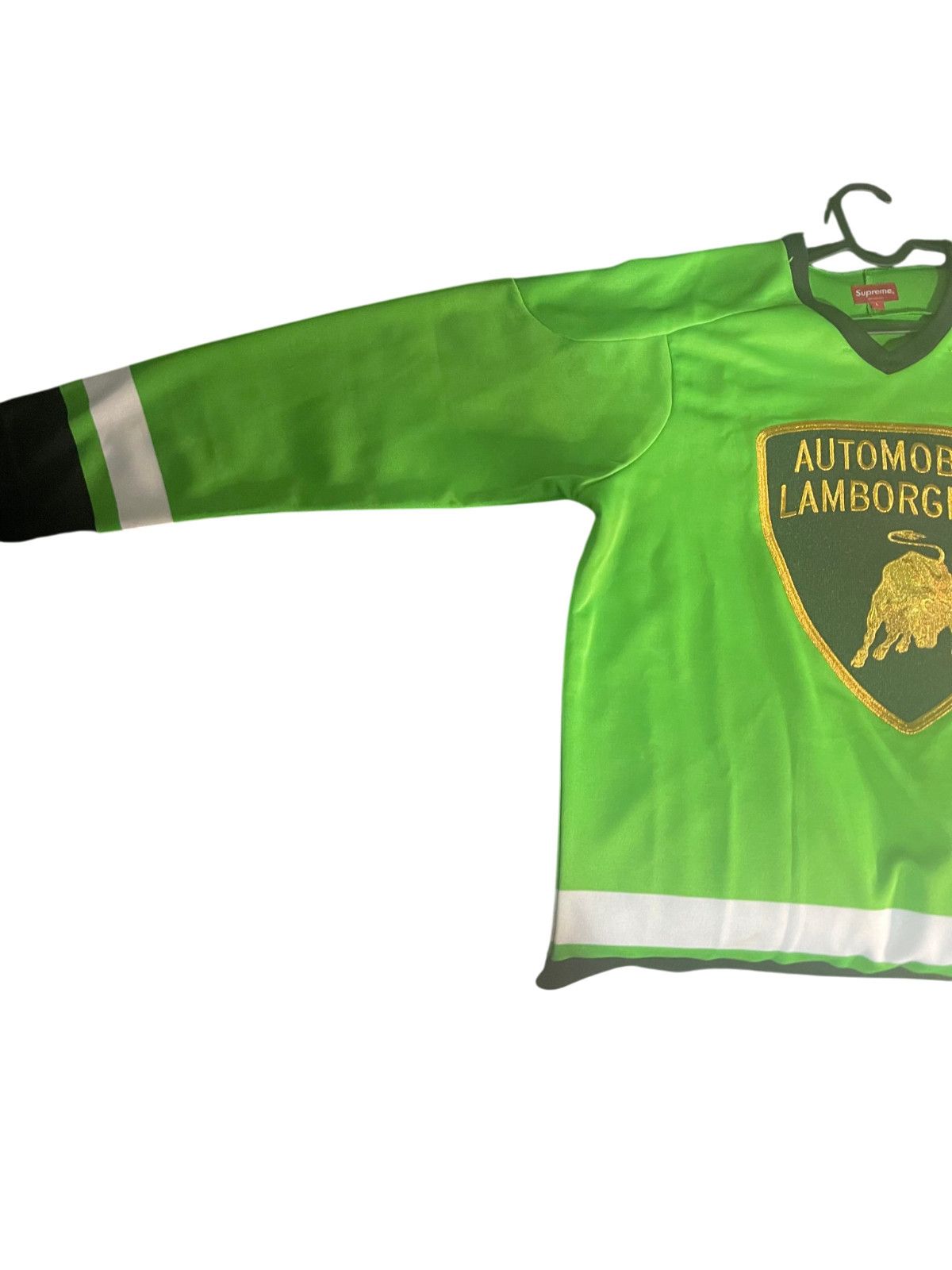 Supreme Supreme Lamborghini Hockey Jersey SS20 Lime Green Large Size US L / EU 52-54 / 3 - 4 Thumbnail
