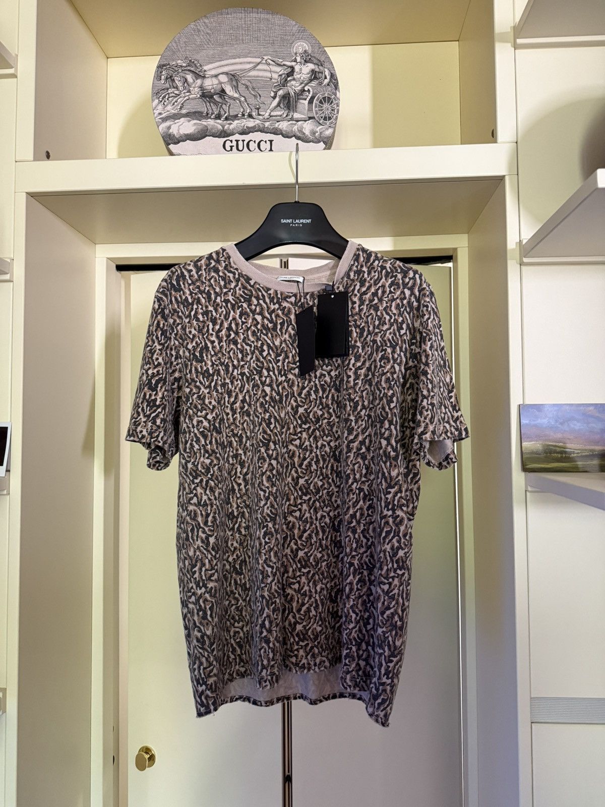 トップス SAINT LAURENT 2013s/s Babycat Saint Laurent Paris Babycat Shirt | Grailed