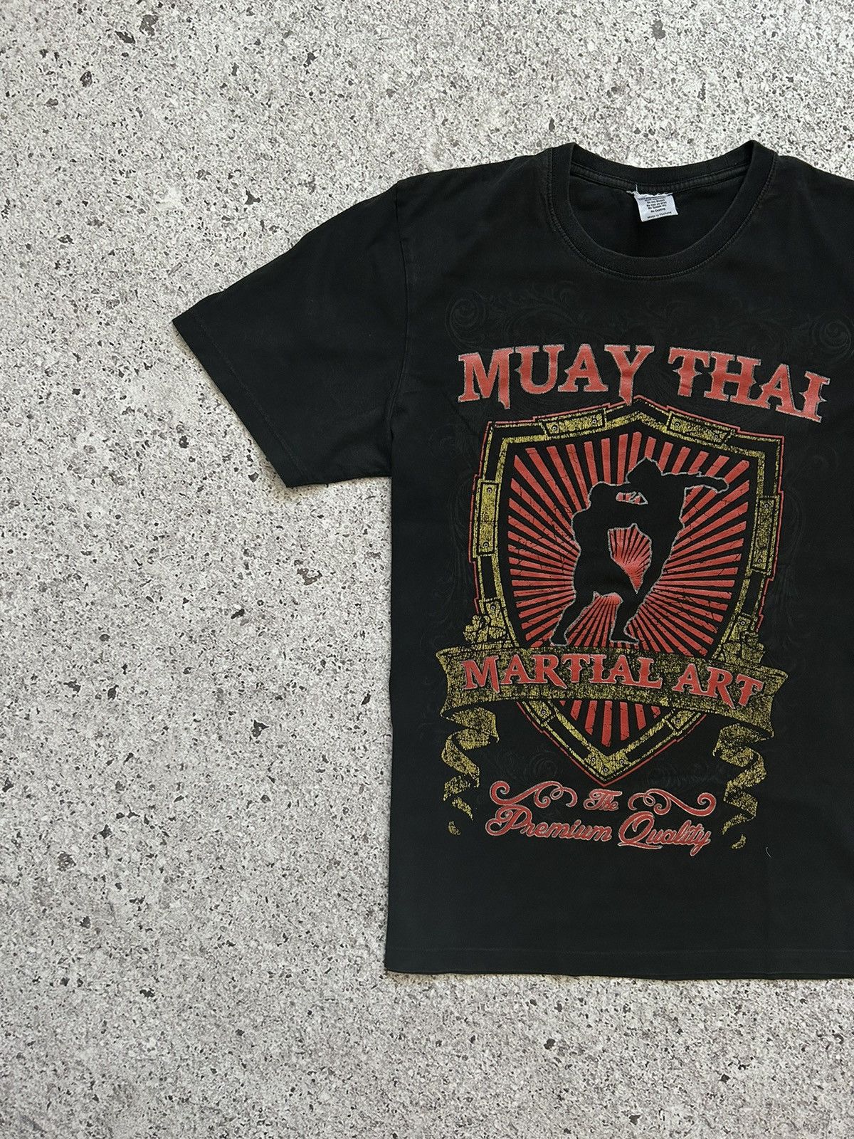 Japanese Brand × Vintage Vintage 2000’s Muay Thai Martial Art Boxing T-Shirt Hype Size US L / EU 52-54 / 3 - 3 Thumbnail
