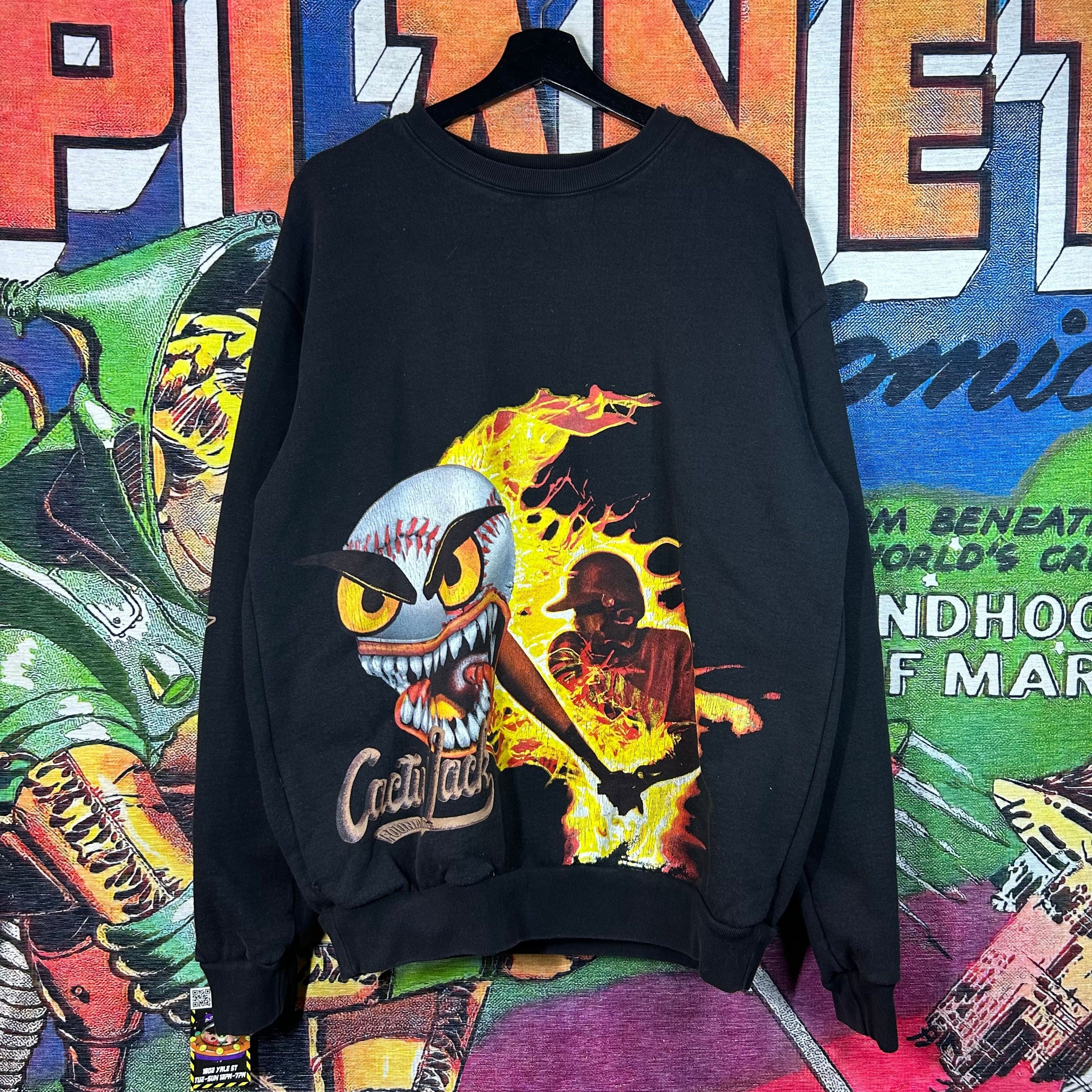 Travis Scott Travis Scott Cactus Jack Baseball Sweatshirt Size Medium Size US M / EU 48-50 / 2 - 1 Thumbnail