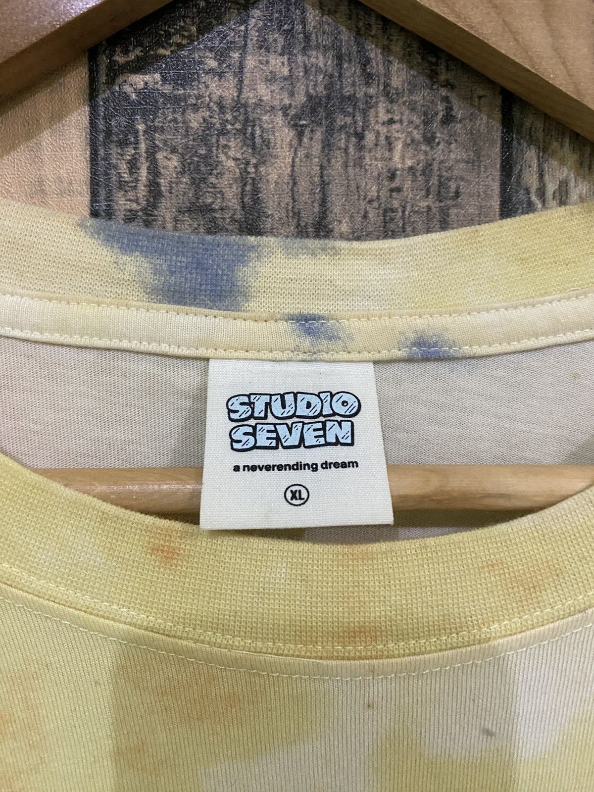 Japanese Brand × Studio Seven Studio Seven Logo Tie Dye T Shirt Size US XL / EU 56 / 4 - 4 Thumbnail