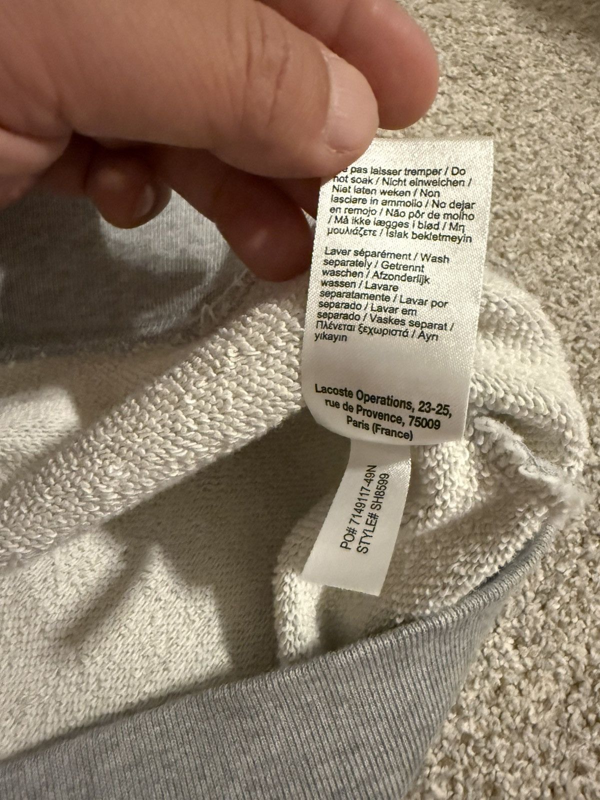 Lacoste Lacoste crewneck Size US XXL / EU 58 / 5 - 6 Thumbnail