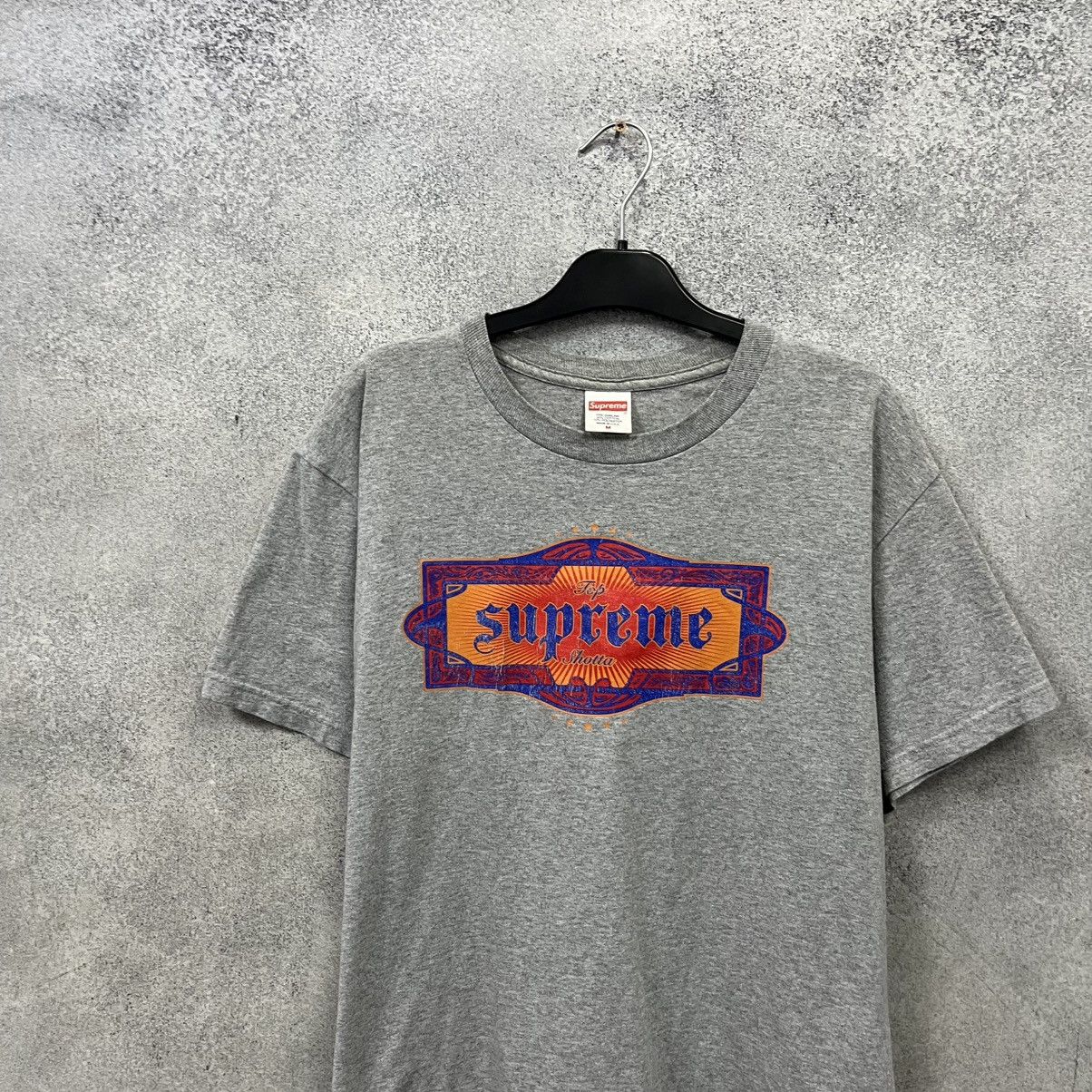 Supreme Supreme T-Shirt Big Logo Grey Size US M / EU 48-50 / 2 - 3 Thumbnail