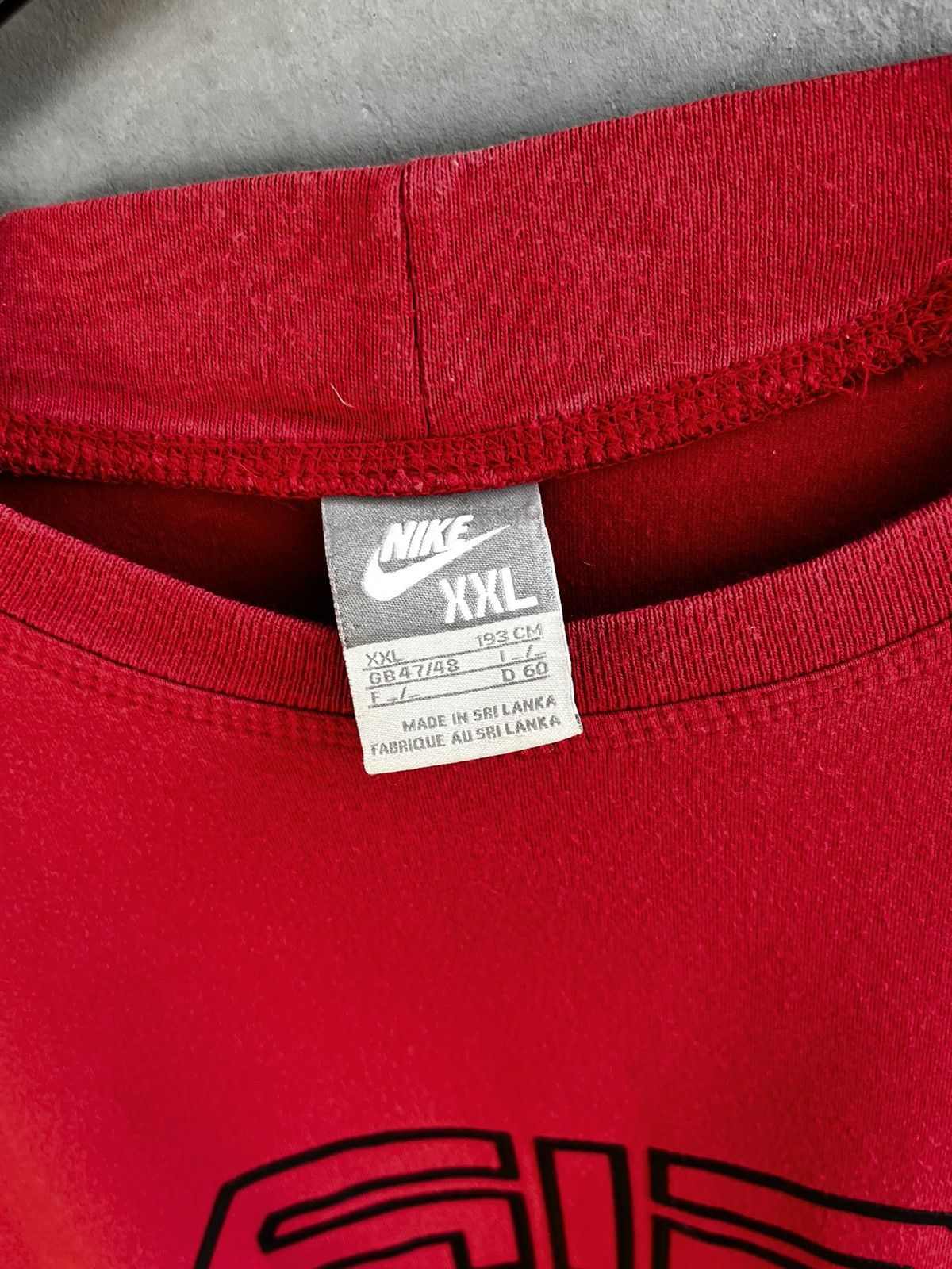 Nike × Vintage Nike AIR t shirt vintage 90s Size US XXL / EU 58 / 5 - 8 Thumbnail
