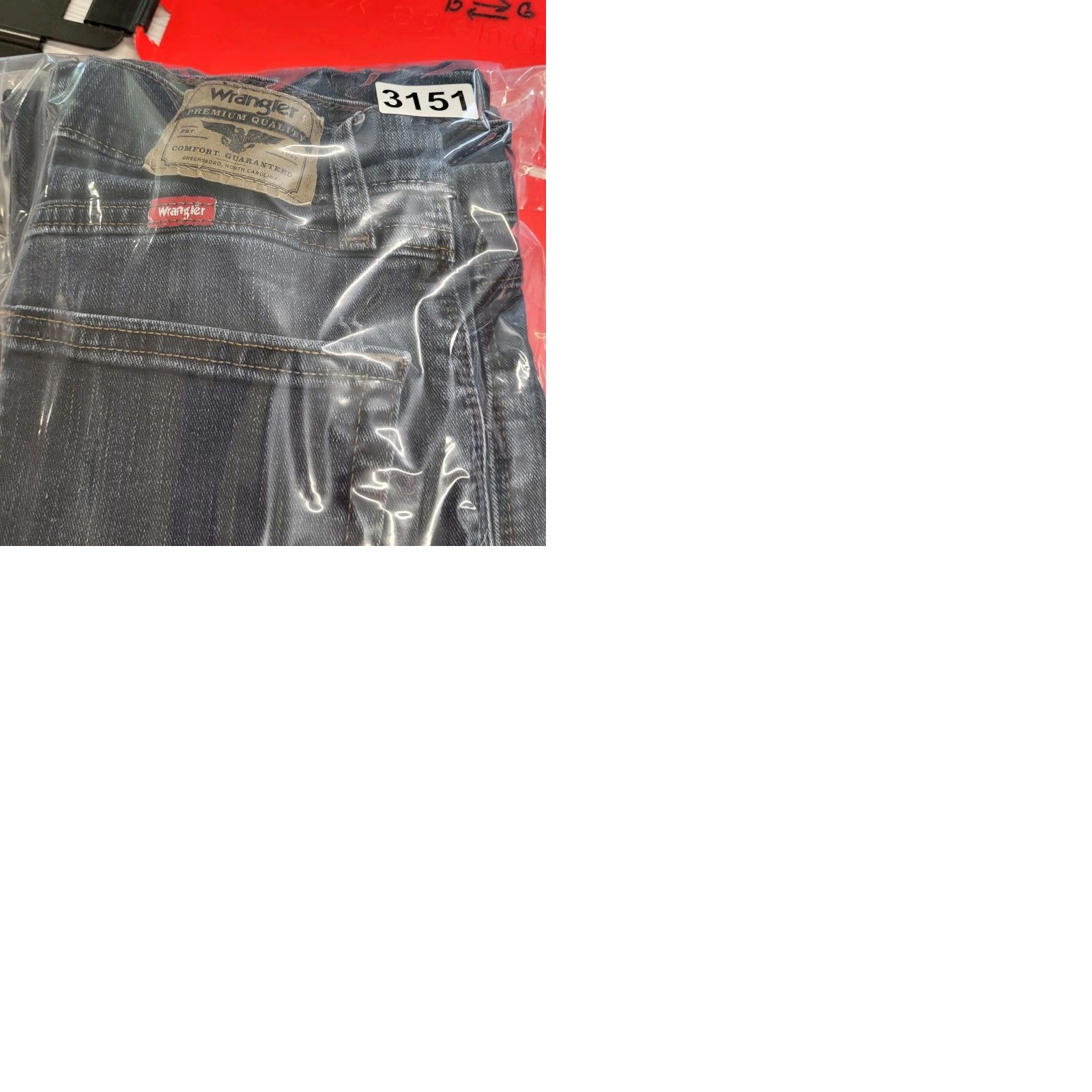 Wrangler Wrangler Jeans Mens Size 30x32 Five Star Premium Straight Fit Stonewash College Denim Blue 5-Pocket Mens Regular Size US 30 / EU 46 - 9 Thumbnail