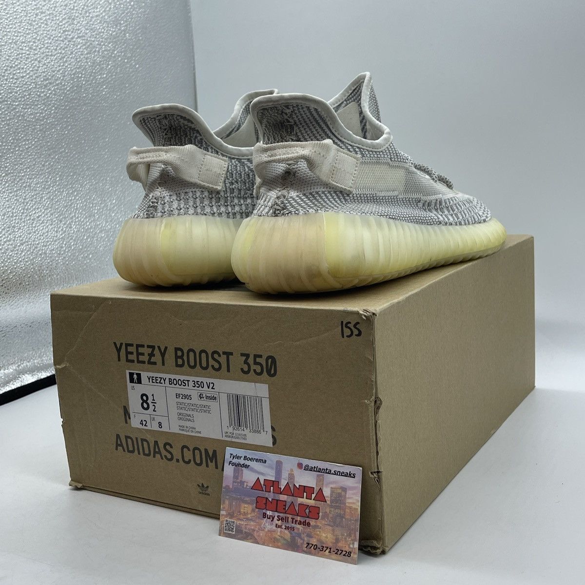 Adidas Yeezy boost 350 static non reflective Size US 8.5 / EU 41-42 - 5 Thumbnail