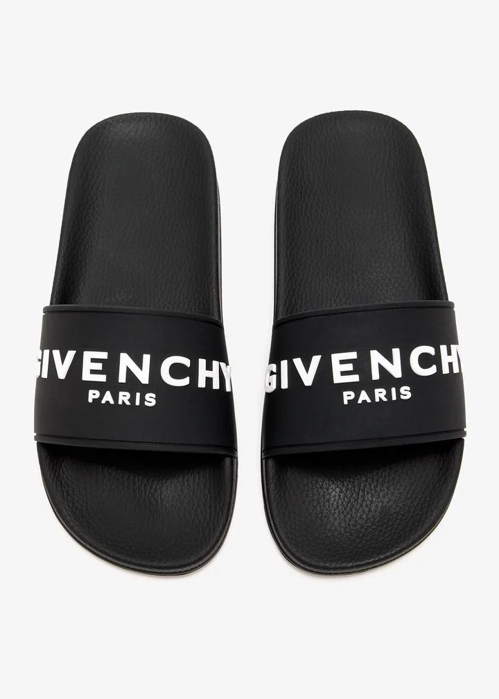 Givenchy o1w1db10326 Slide Flat Sandals in Black Size US 8 / IT 38 - 4 Thumbnail