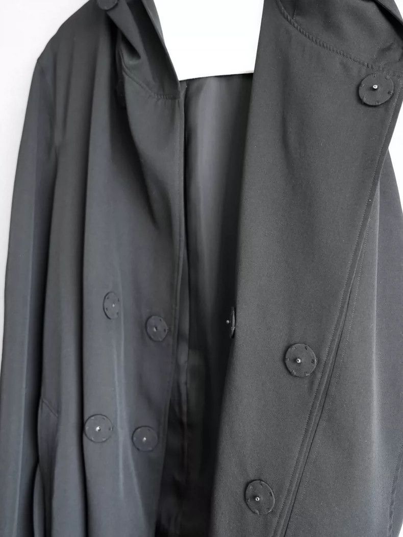 Yohji Yamamoto Yohji Yamamoto Yohji Yamamoto Black Long Coat for Boxers Size US L / EU 52-54 / 3 - 5 Thumbnail
