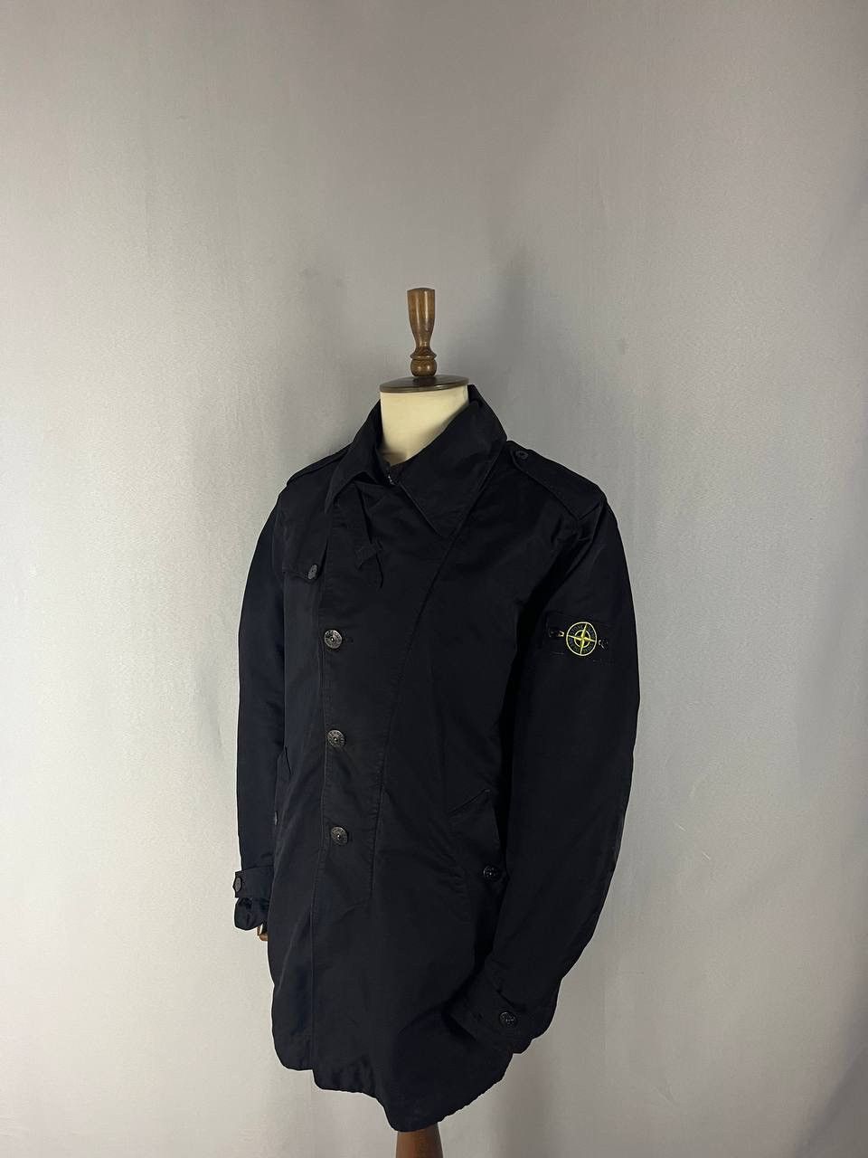 Stone Island Stone Island Trench Jacket Black Size US XXL / EU 58 / 5 - 1 Thumbnail