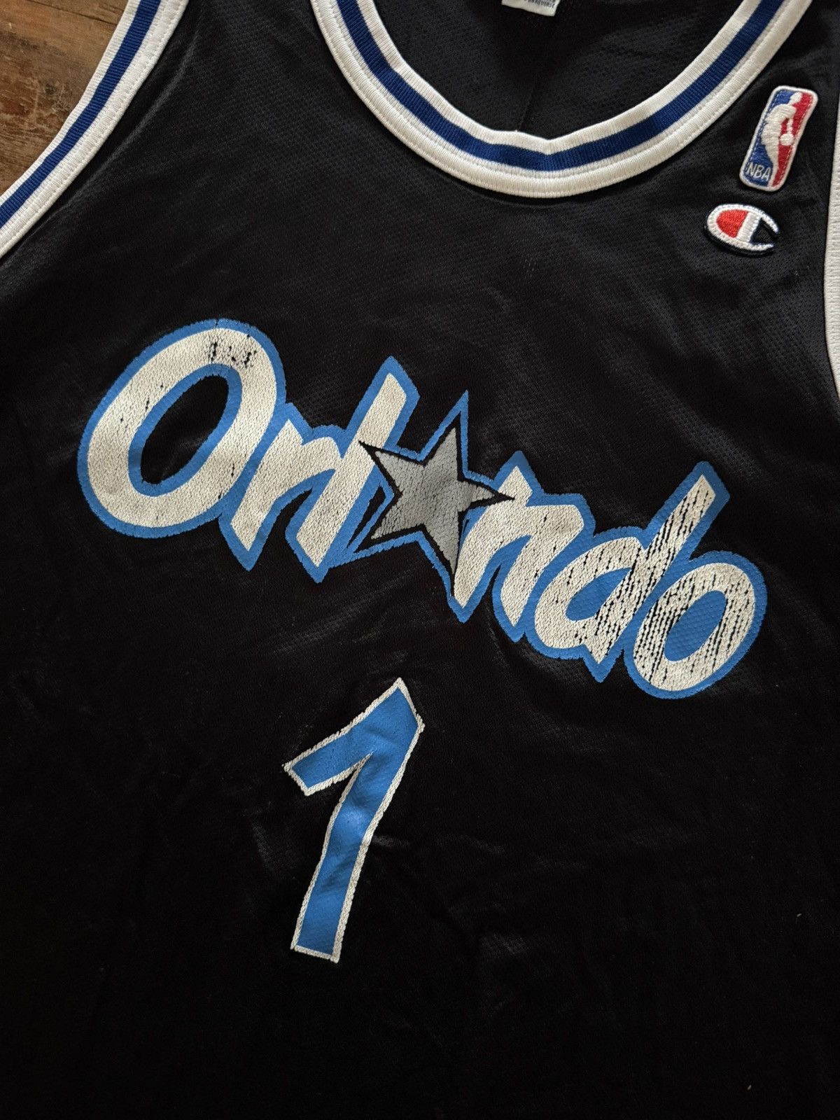 Vintage VINTAGE ORLANDO MAGIC PENNY HARDAWAY CHAMPION JERSEY Size US L / EU 52-54 / 3 - 2 Thumbnail