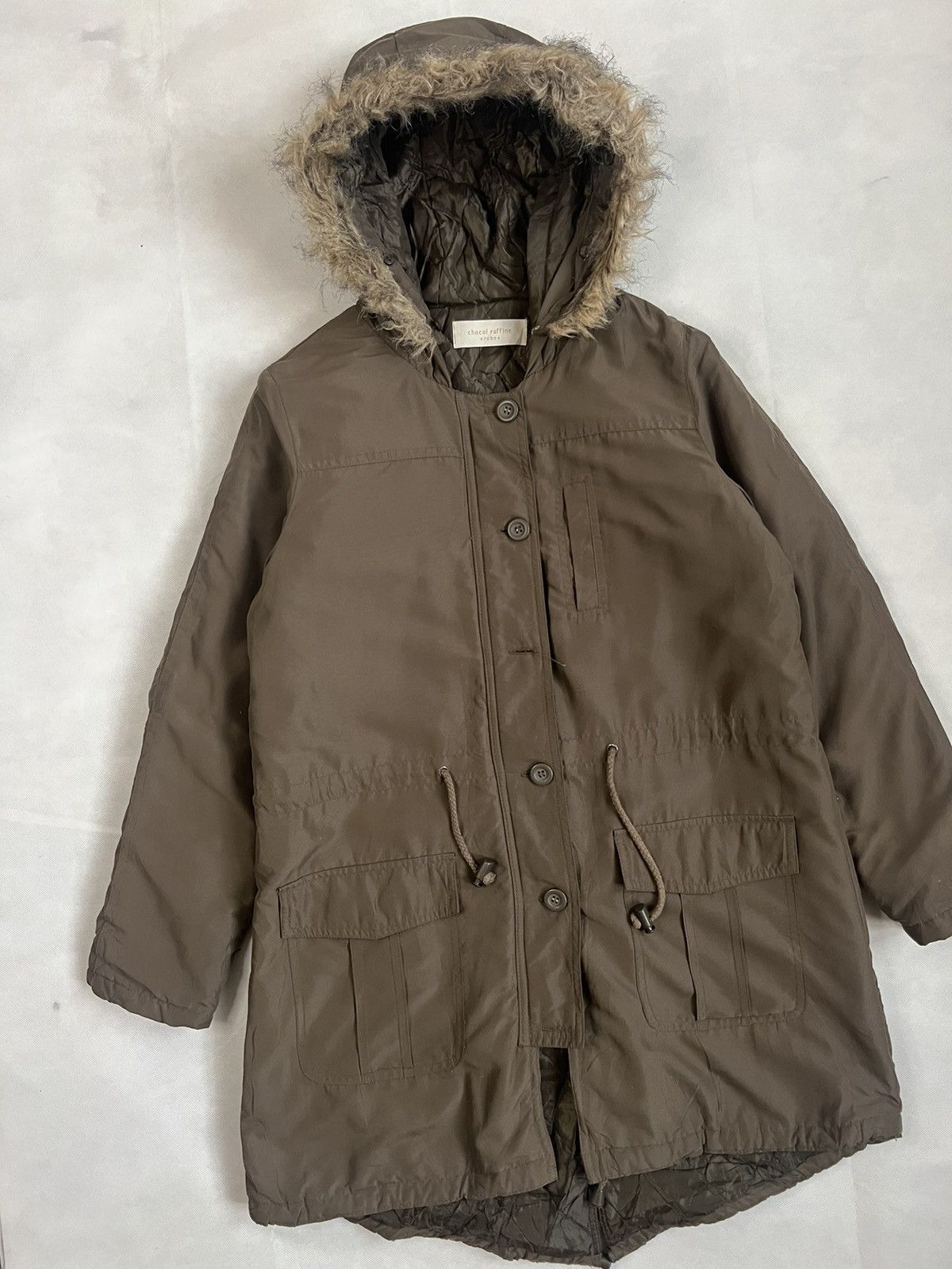 Japanese Brand Japanese Chocol Raffine Robe Racoon Fur Parkas Size US M / EU 48-50 / 2 - 13 Thumbnail