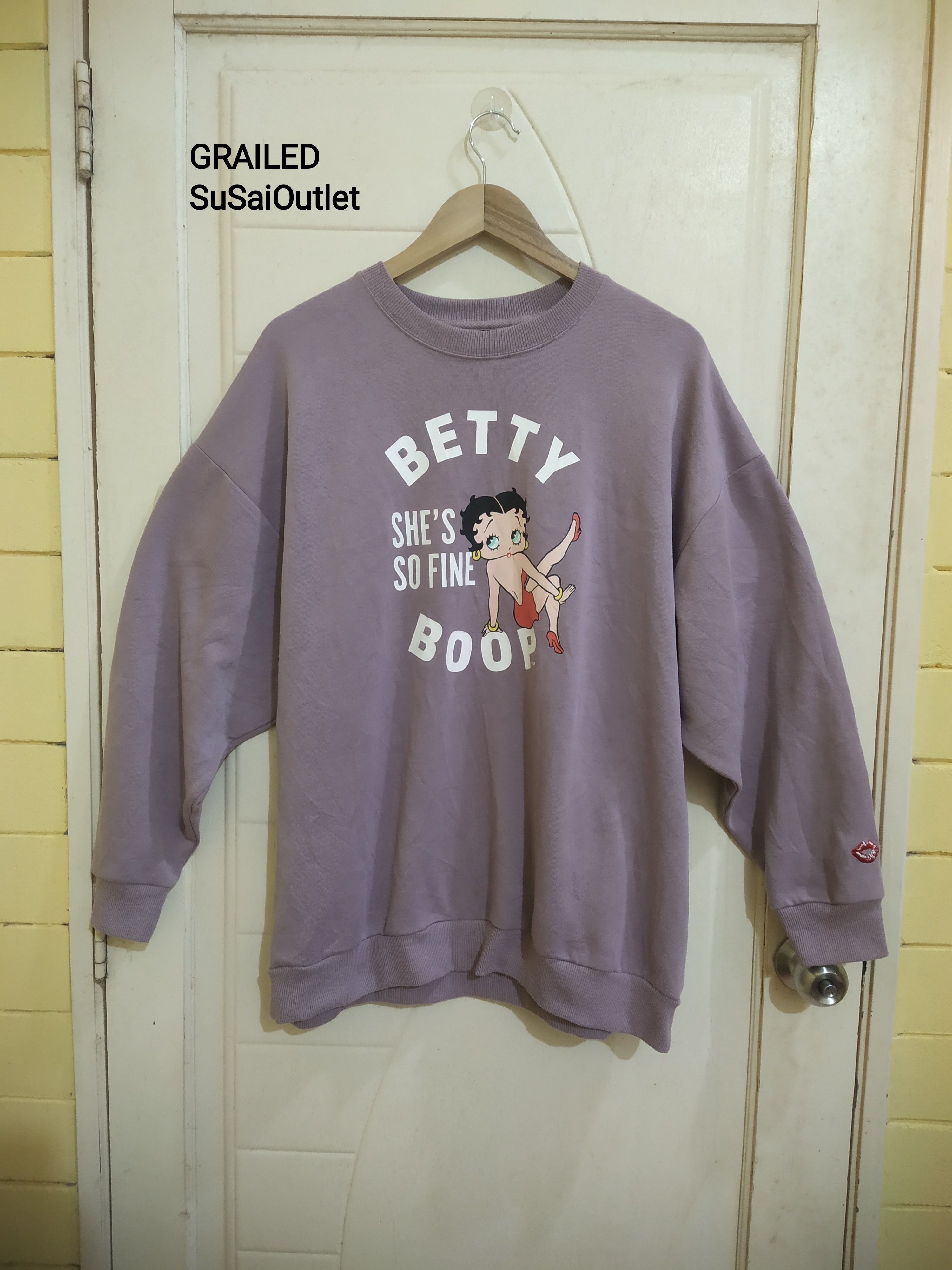 Cartoon Network VTG Betty Boop "She's So Fine" Crewneck Sweatshirt Size US XL / EU 56 / 4 - 1 Thumbnail