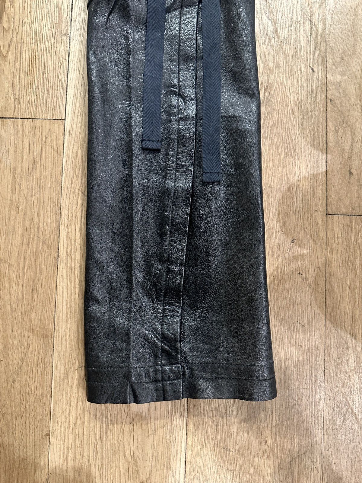 Yasuyuki Ishii Yasuyuki Ishii Gunslinger Goat Leather Cargos Size US 33 - 5 Thumbnail