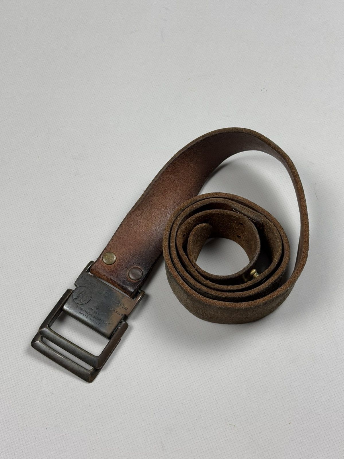 Allsaints Allsaints Vintage Avant-Garde Leather Belt Size ONE SIZE - 1 Thumbnail