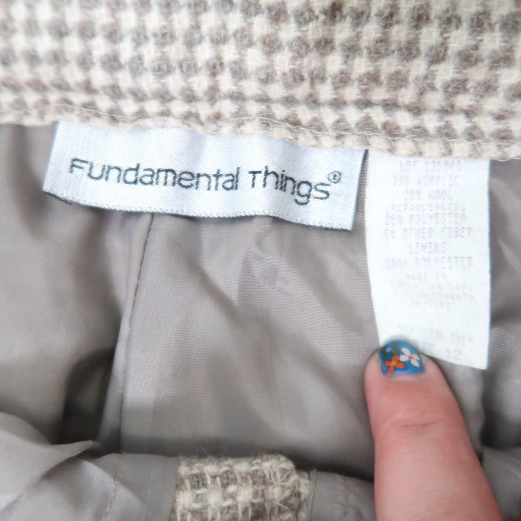 Vintage VINTAGE Fundamental Things Pants Shirt? Size 29" - 4 Thumbnail