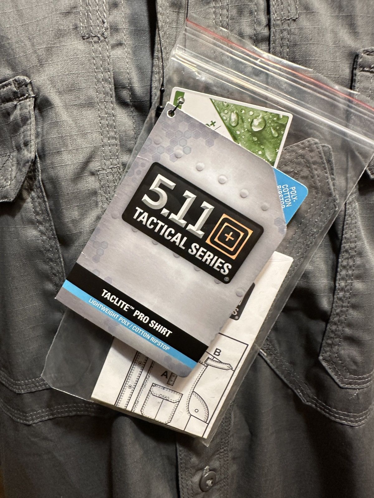 5.11 NEW 5.11 Tactical Series TacLite Long Sleeve Gray Men's XXL Size US XXL / EU 58 / 5 - 4 Thumbnail