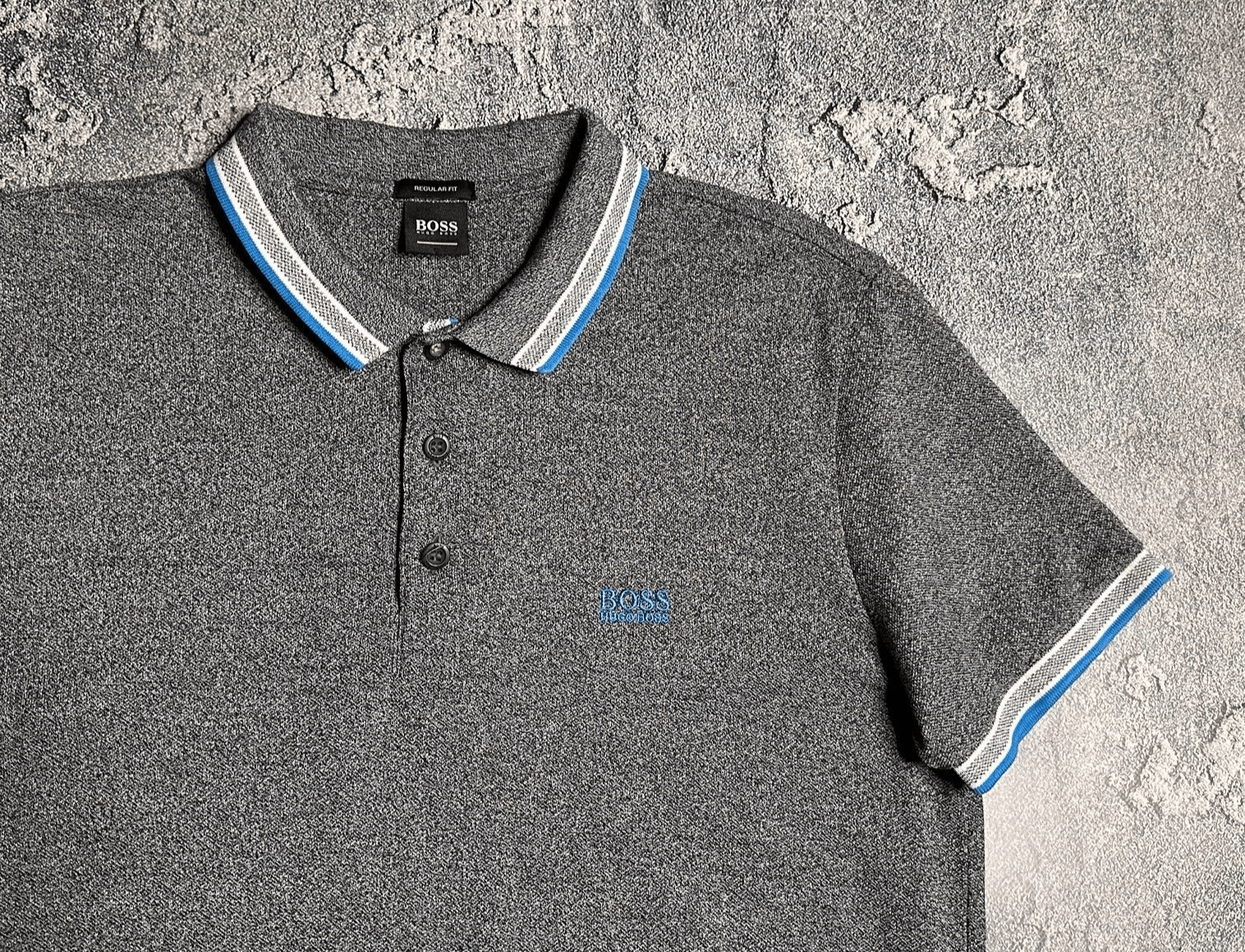 Hugo Boss Hugo Boss men's polo L Size US L / EU 52-54 / 3 - 2 Thumbnail