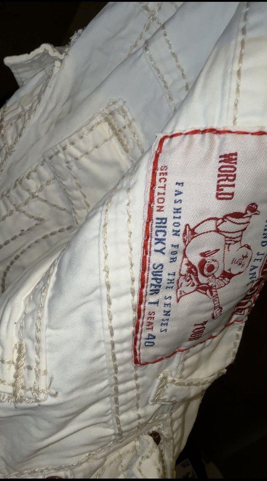 True Religion True Religion Jeans (White) Size US 38 / EU 54 - 7 Thumbnail