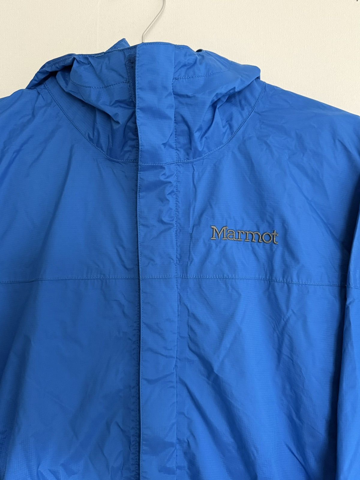 Marmot Marmot Rain Jacket Packable Waterproof Nylon Shell Hood Blue Size S / US 4 / IT 40 - 2 Thumbnail