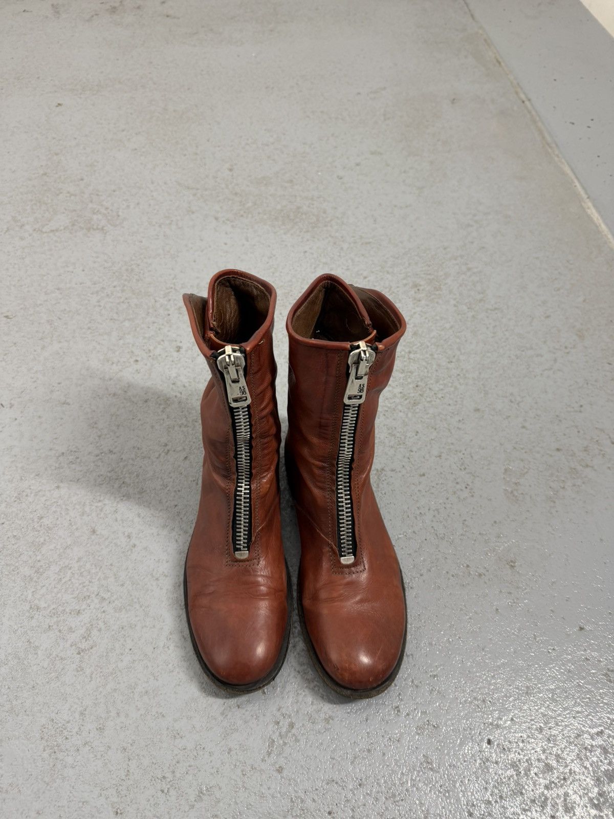 A.S.98 A.S.98 Leather Front Zip Boots Size US 8 / EU 41 - 2 Thumbnail