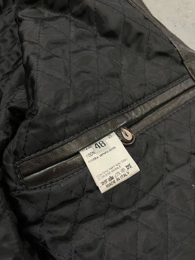 Daniele Alessandrini 2000s Daniele Alessandrini Aged Brown Leather Jacket Size US M / EU 48-50 / 2 - 11 Thumbnail