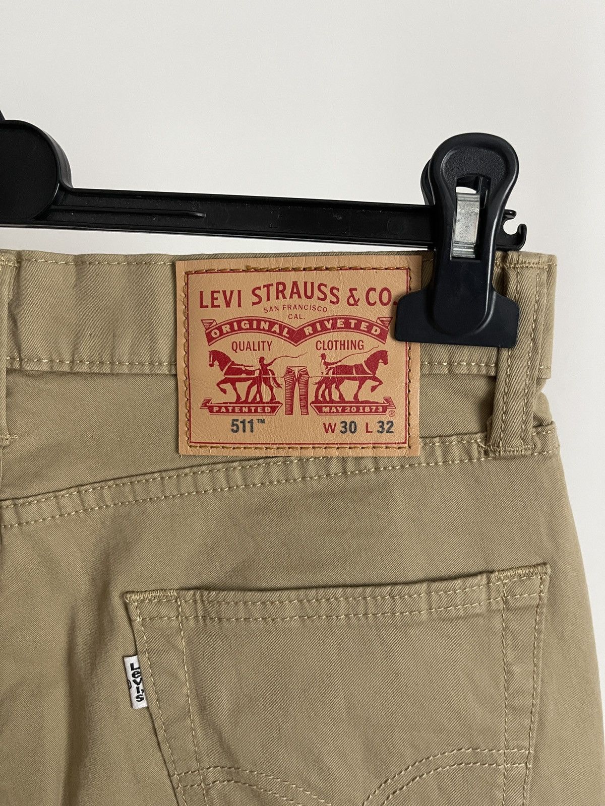 Levi's Levi's 511 Slim Fit Canvas Chino Pants Jeans Sand W30 beige Size US 30 / EU 46 - 6 Thumbnail