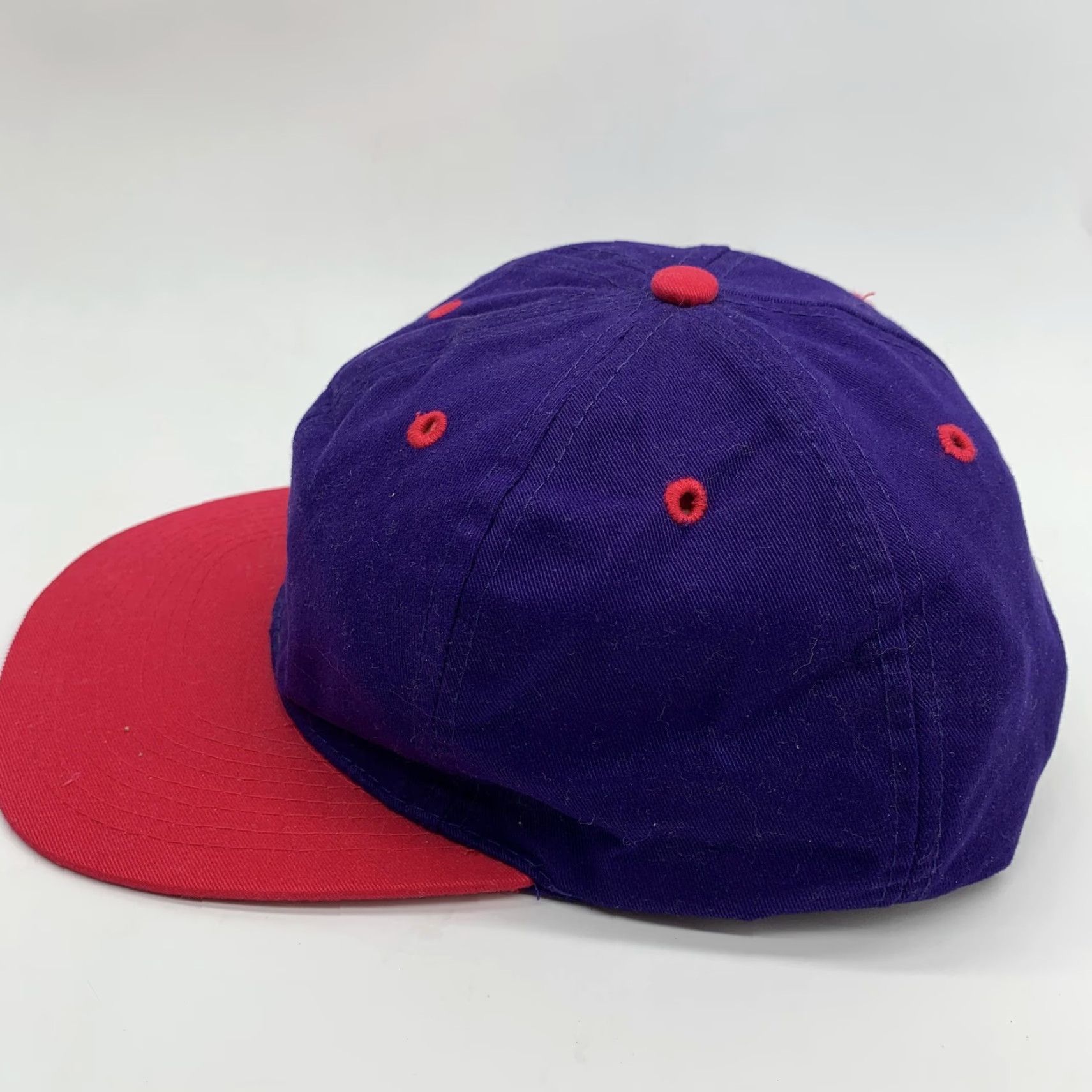 Vintage Otto Hat Cap Snap Back Mens Purple Red Twill Baseball Blank Adjustable One Size Size ONE SIZE - 4 Thumbnail