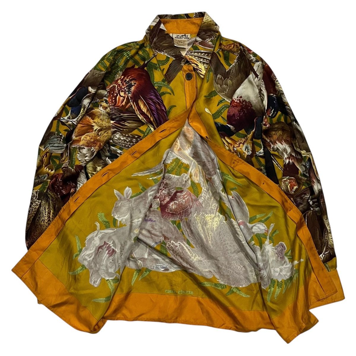 Hermes Hermes Paris H De Linares Silk Shirt Size US L / EU 52-54 / 3 - 3 Thumbnail