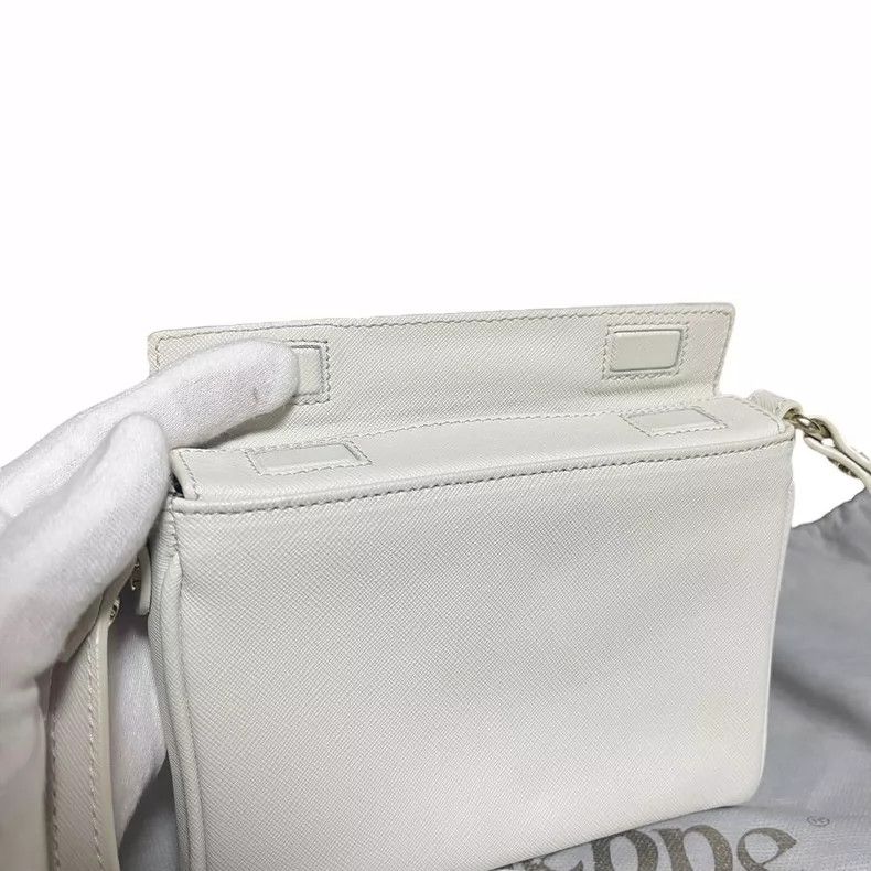 Vivienne Westwood Vivienne Westwood size os White magnetic clip crossbody bag Size ONE SIZE - 7 Thumbnail