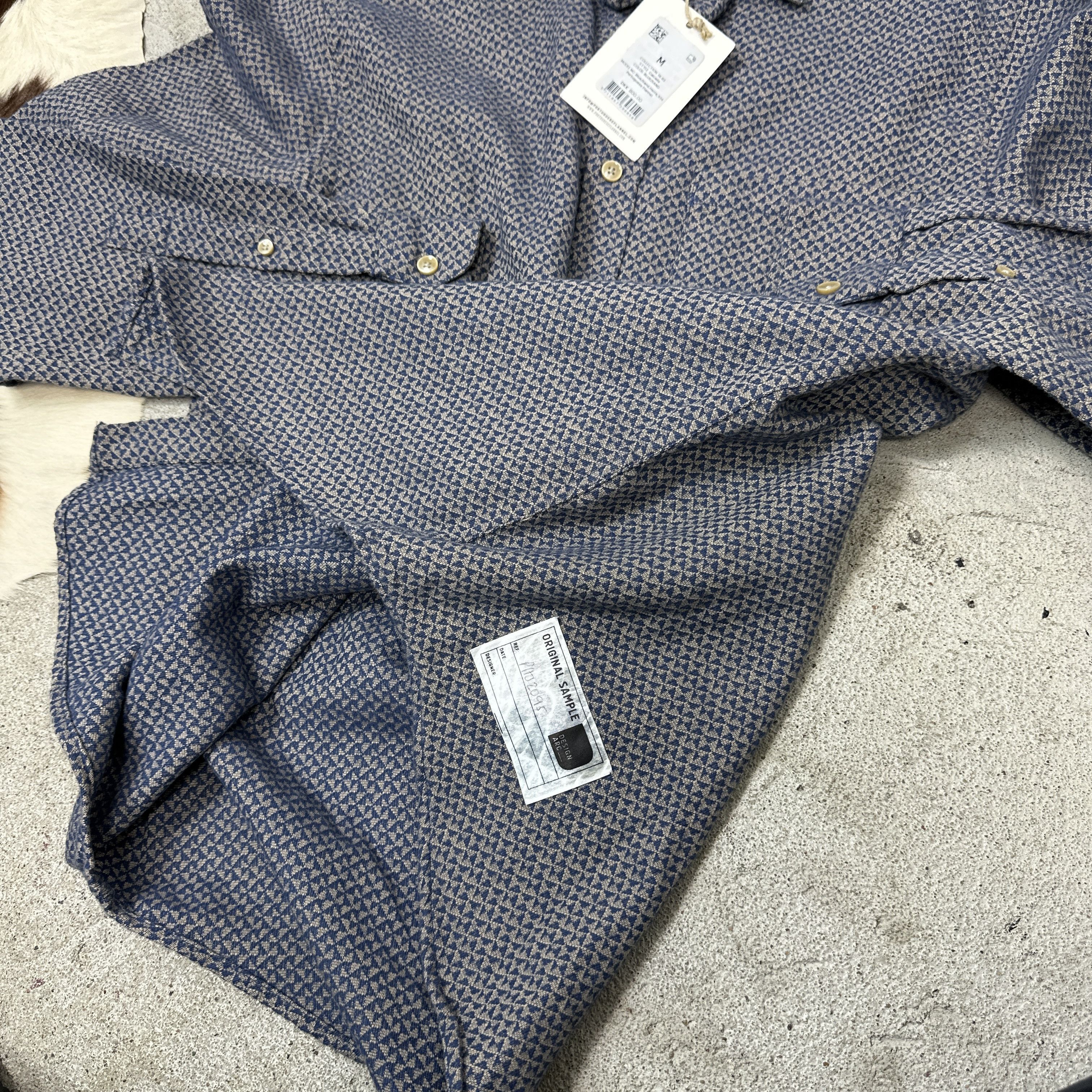 Portuguese Flannel Vintage Houndstooth Button Up Portuguese Flannel Shirt Y2K Size US M / EU 48-50 / 2 - 8 Thumbnail