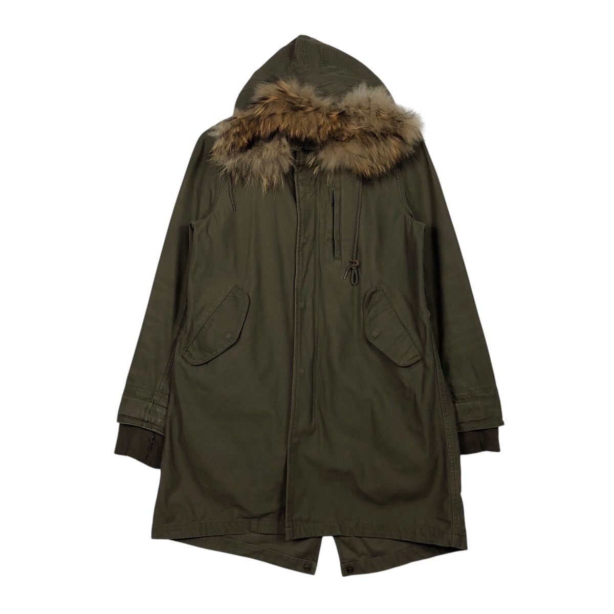 Japanese Brand 📌Vintage Parka Jacket Urban Research Mink Fur Hoodie Size US M / EU 48-50 / 2 - 2 Thumbnail