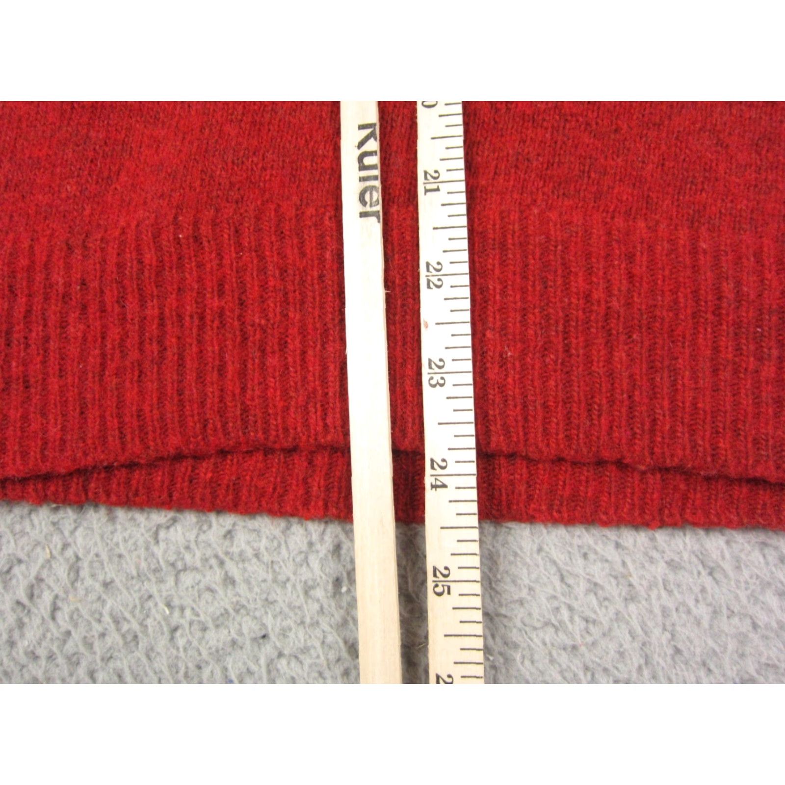 Vintage VINTAGE Studio One Sweater Mens L Red Wool V-Neck Made in USA Disco Size US L / EU 52-54 / 3 - 7 Thumbnail