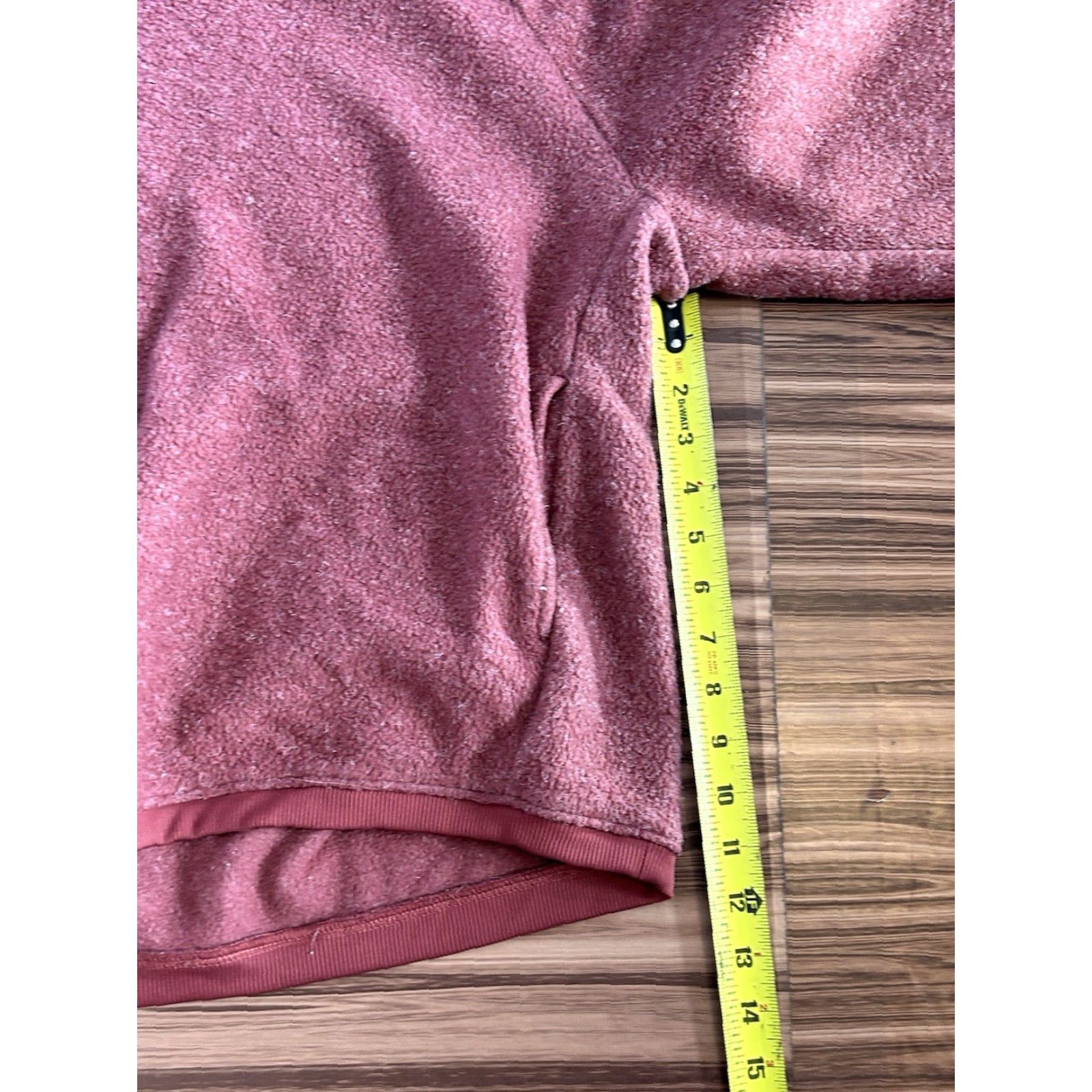 Nike Nike Therma-FIT Cowl Neck Fleece Pullover Women's L Pink Solid Logo Knit-Style Casual Sweater Size L / US 10 / IT 46 - 4 Thumbnail