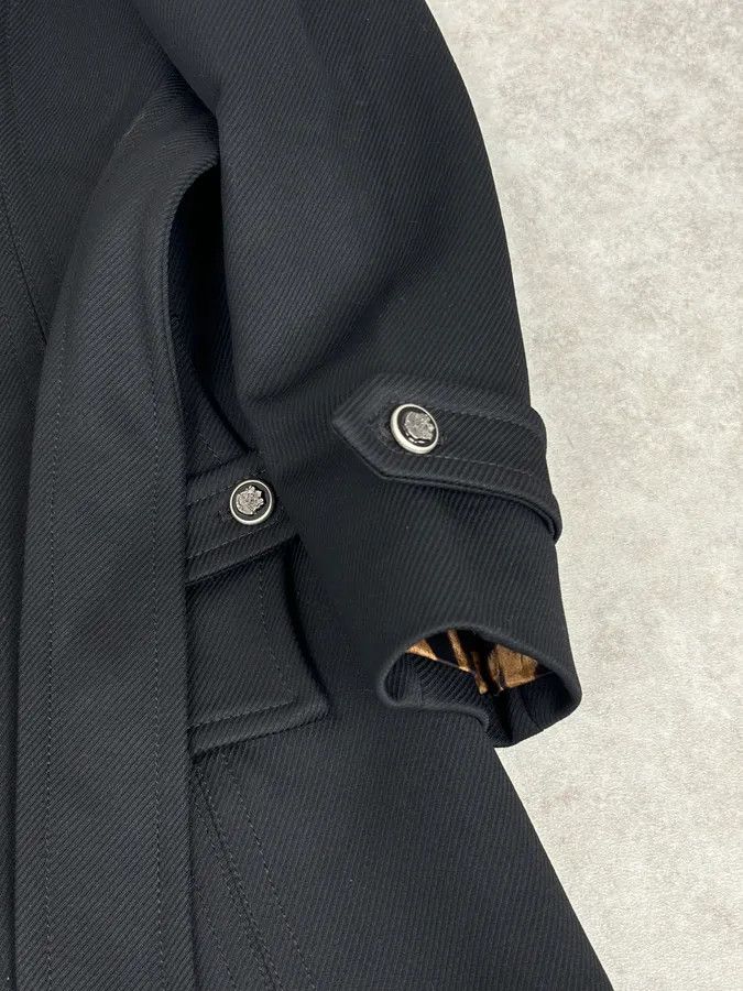 Dolce & Gabbana AW2006 Dolce & Gabbana Black Wool Double-Breasted Coat Size US M / EU 48-50 / 2 - 10 Thumbnail
