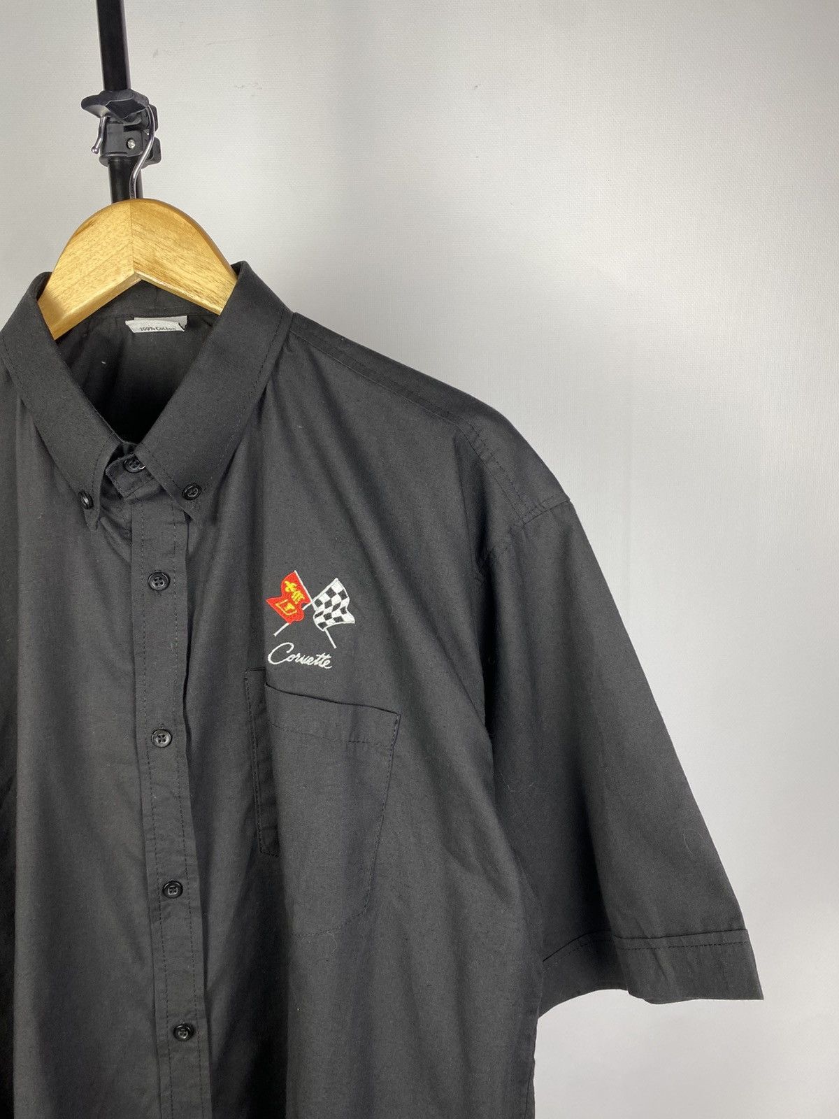 Chevrolet × Vintage VINTAGE 90s CORVETTE RACING LOGO Short Sleeve SHIRT Size US XXL / EU 58 / 5 - 4 Thumbnail