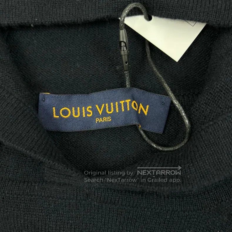 Louis Vuitton Louis Vuitton Solid Back Inverted Hooded Sweater Size US L / EU 52-54 / 3 - 4 Thumbnail