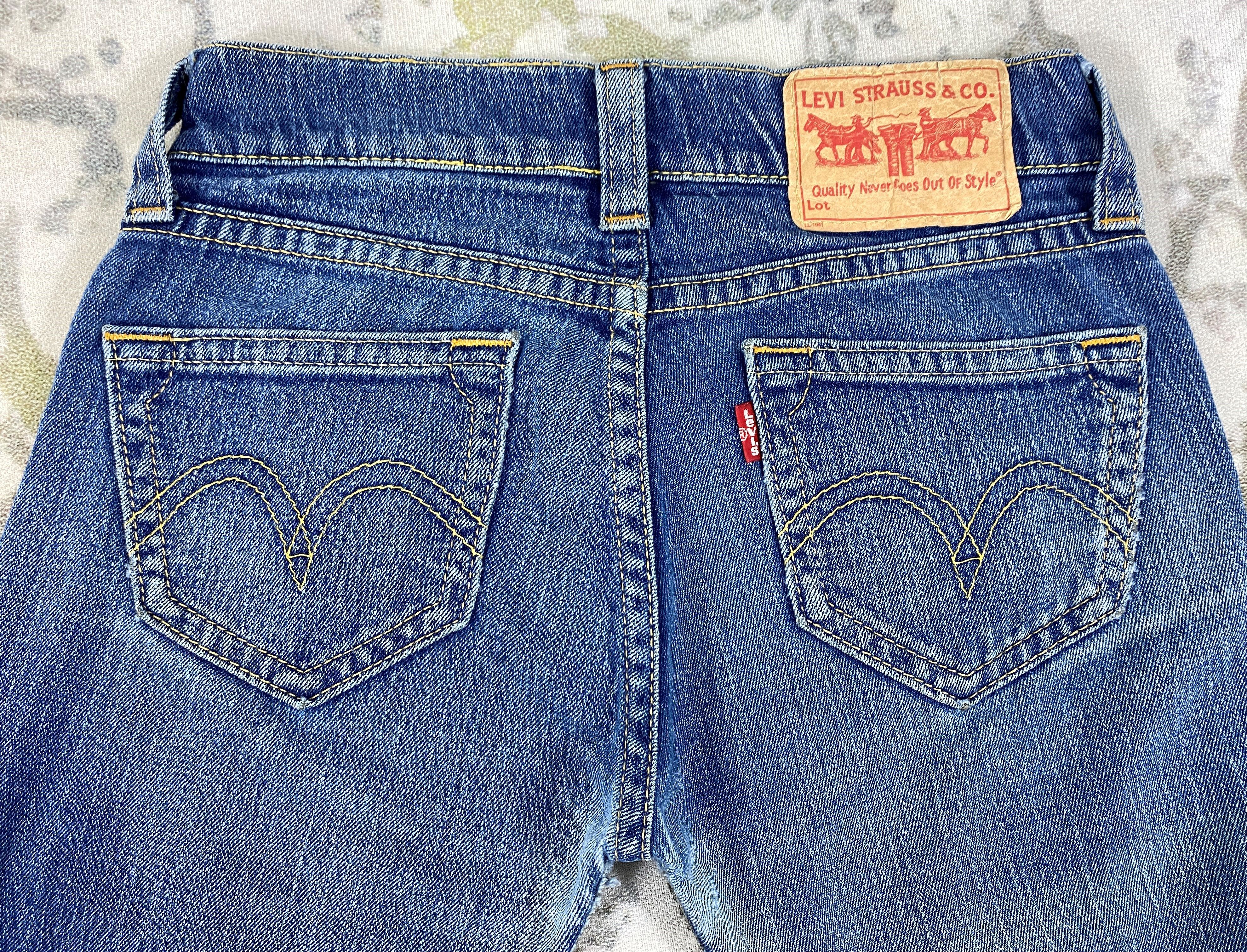 Levi's Blue Vintage Levi's Tough Boot Jeans 31x31 Denim -JN1288 Size US 31 - 4 Thumbnail