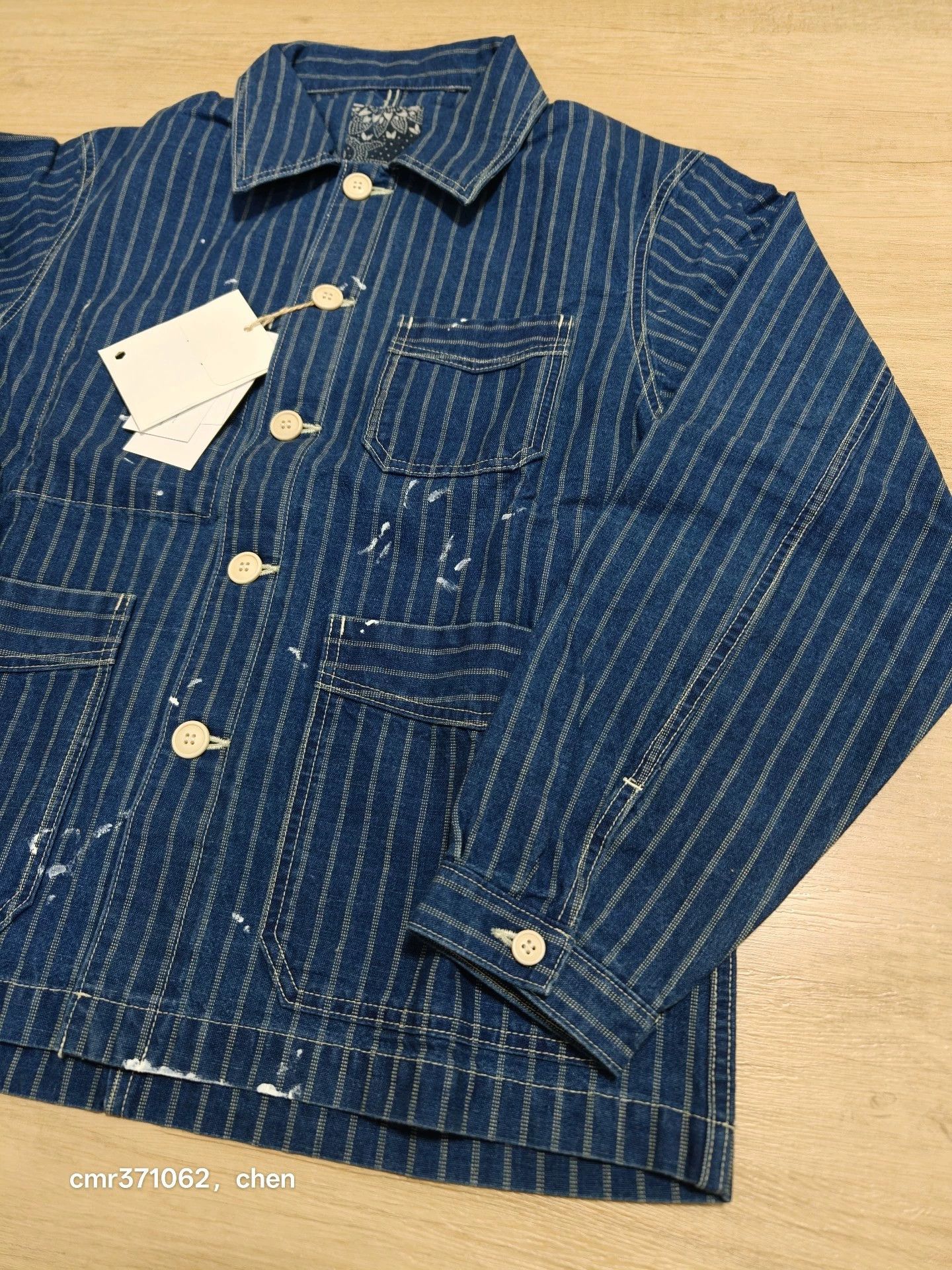 Visvim VISVIM 25 ICT TRAVAIL DMGD Indigo Stripe Coverall Size US M / EU 48-50 / 2 - 3 Thumbnail