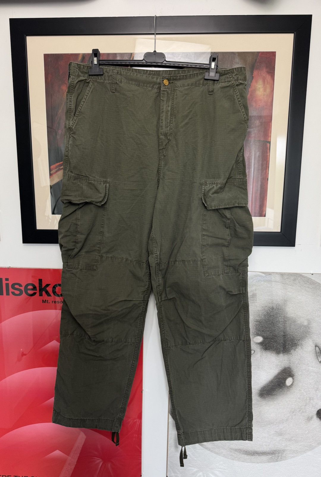 Carhartt Carhartt Aviation Cargo Pant Olive Vintage Workwear Y2k Hype Size US 38 / EU 54 - 2 Thumbnail