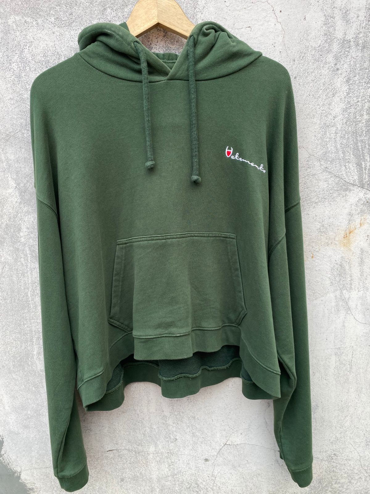 Vetements Vetements SS16 Green Polizei Hoodie Size US XS / EU 42 / 0 - 5 Thumbnail