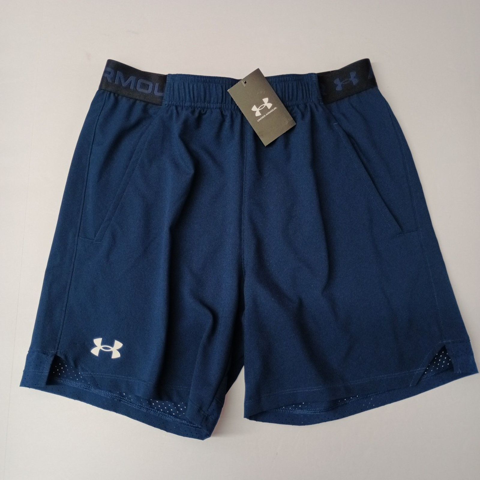 Under Armour Under Armour Mens UA Vanish Woven 6in Shorts Size M Blue NWT Size US 33 - 1 Thumbnail