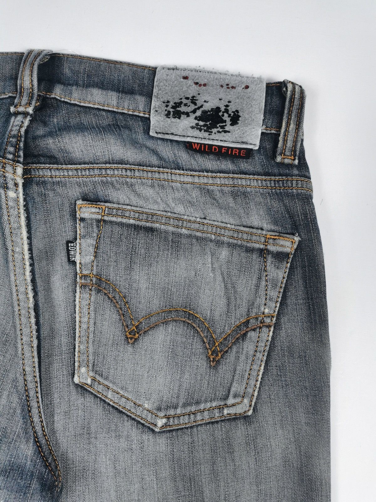 Edwin Thrashed Wild Fire Edwin Distressed Denim Jeans Size US 32 / EU 48 - 7 Thumbnail