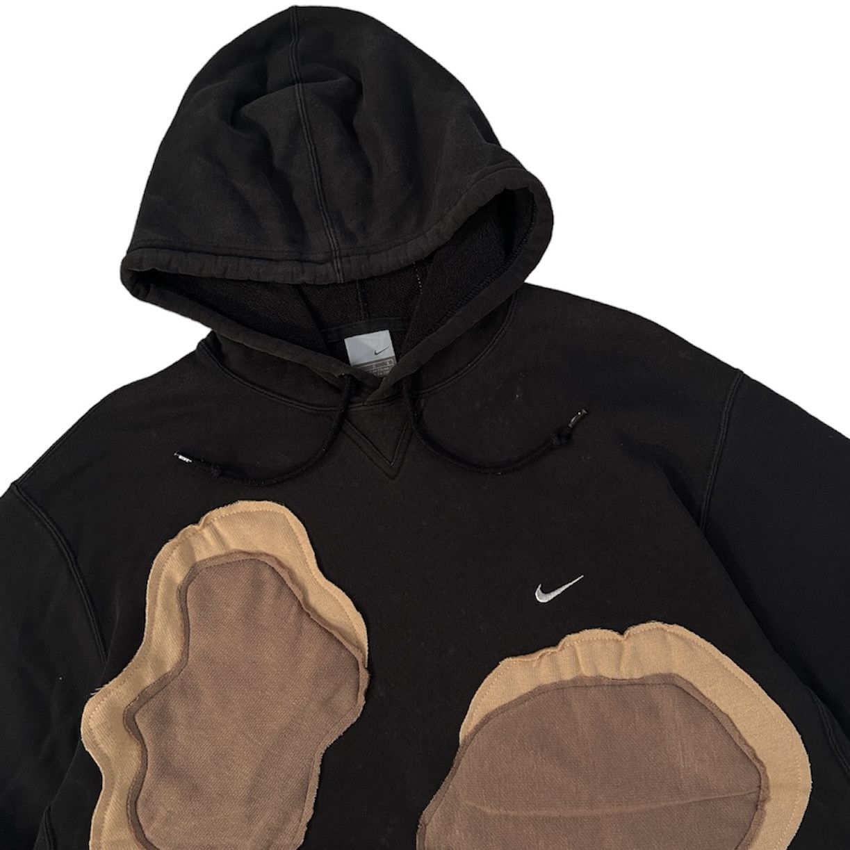 Nike × Vintage Nike upcycled hoodie pullover reworked jacket Size US L / EU 52-54 / 3 - 3 Thumbnail