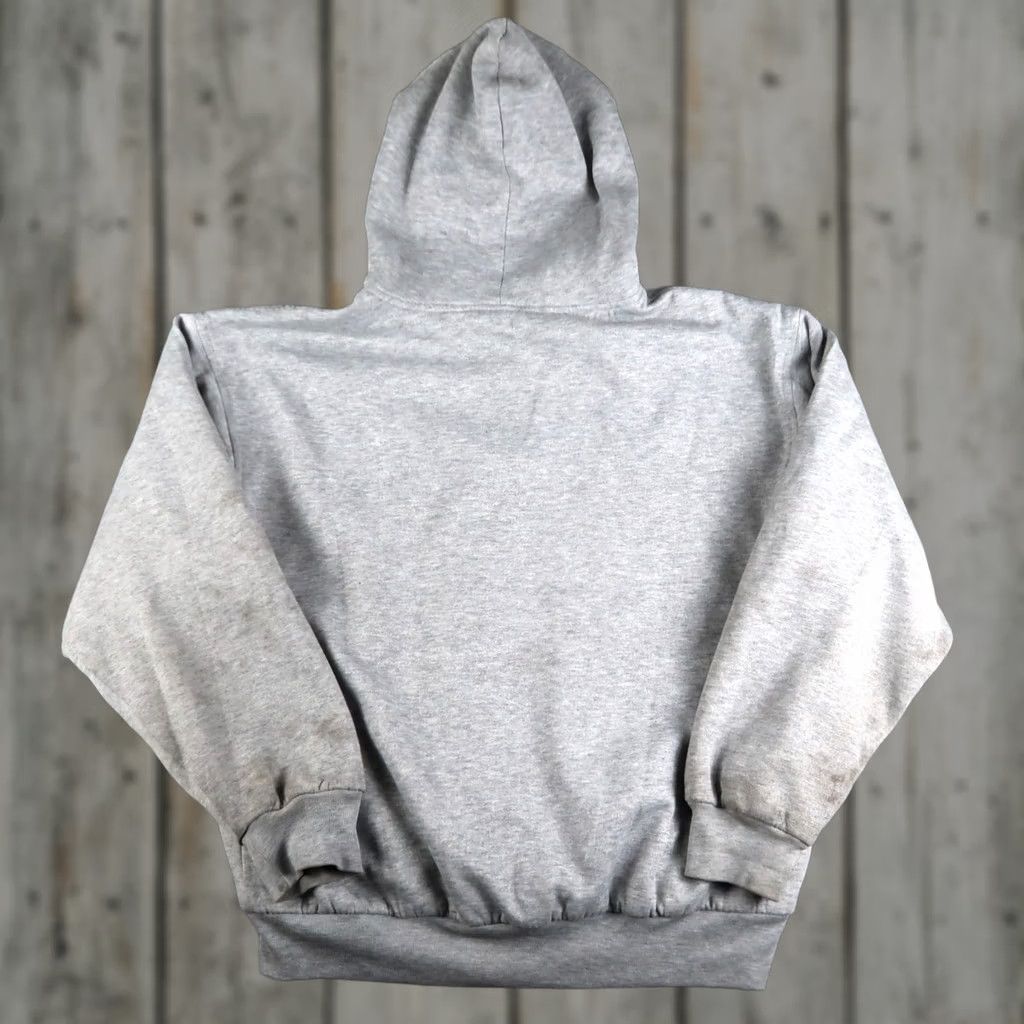 Vintage VINTAGE Franklin Hoodie Main Zip Gray XL Adult 90s Warm Lined Thermal Pockets Full Zip Mens Size US XL / EU 56 / 4 - 1 Thumbnail