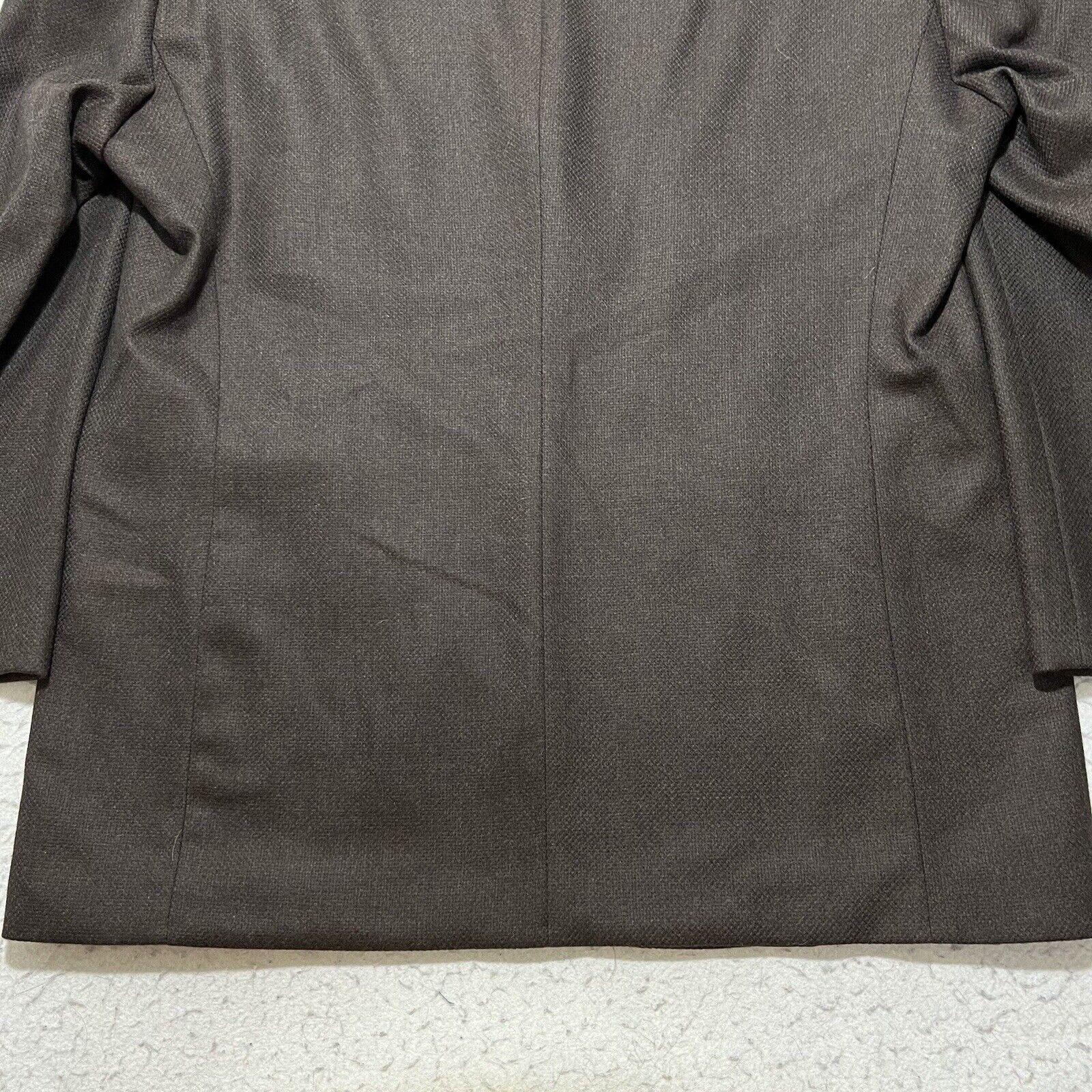 Other Portofino Gage Wool Brown Career Suit Jacket Sport Coat Size 48L - 17 Thumbnail