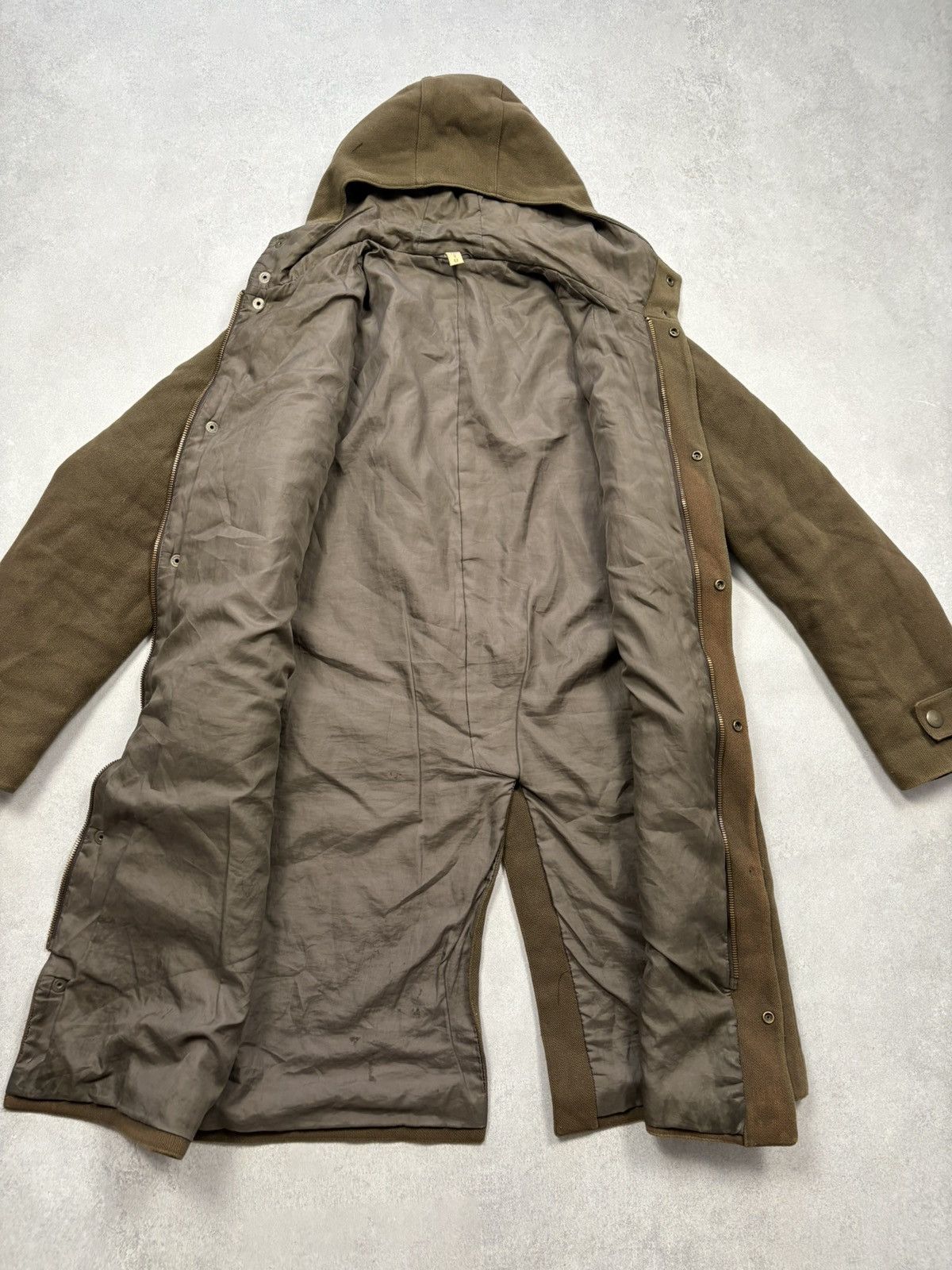 Miu Miu Miu Miu 1998 AW Archive Hooded Wool Coat Italy 90s Size US L / EU 52-54 / 3 - 8 Thumbnail